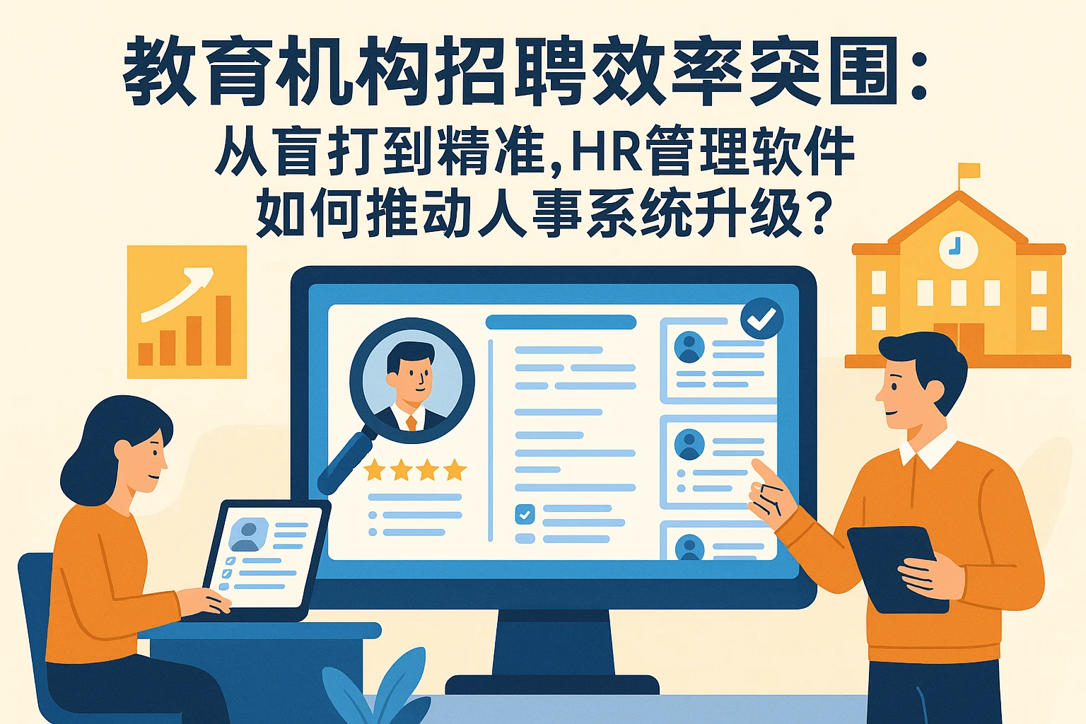 教育机构招聘效率突围：从盲打到精准，HR管理软件如何推动人事系统升级？