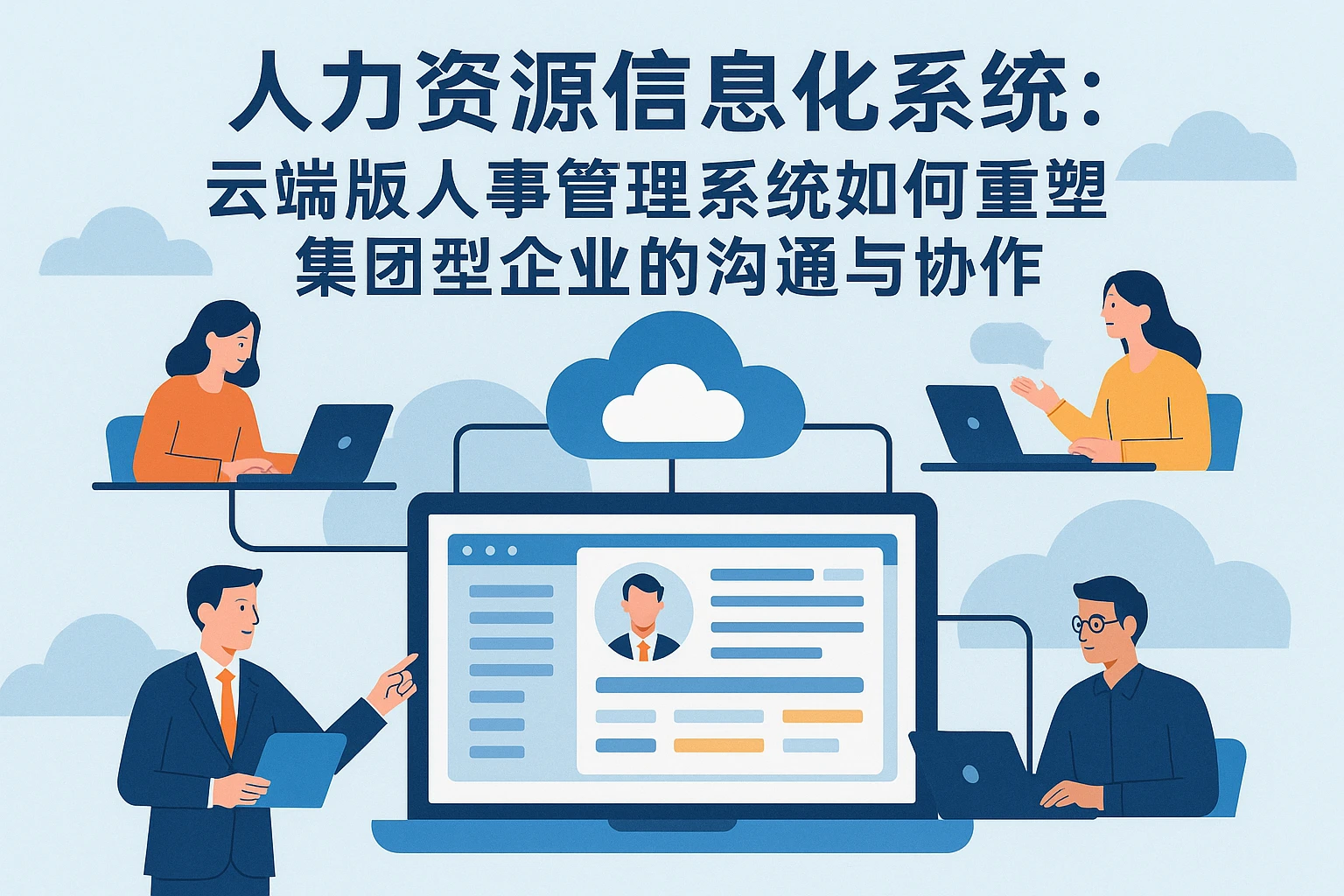 人力资源信息化系统:云端版人事管理系统如何重塑集团型企业的沟通与协作