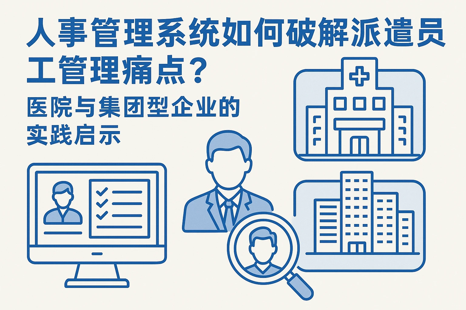人事管理系统如何破解派遣员工管理痛点?医院与集团型企业的实践启示
