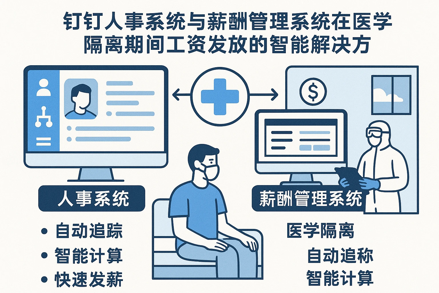 钉钉人事系统与薪酬管理系统在医学隔离期间工资发放的智能解决方案