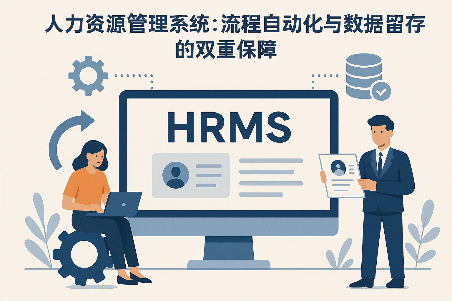 2. 人力资源管理系统：流程自动化与数据留存的双重保障