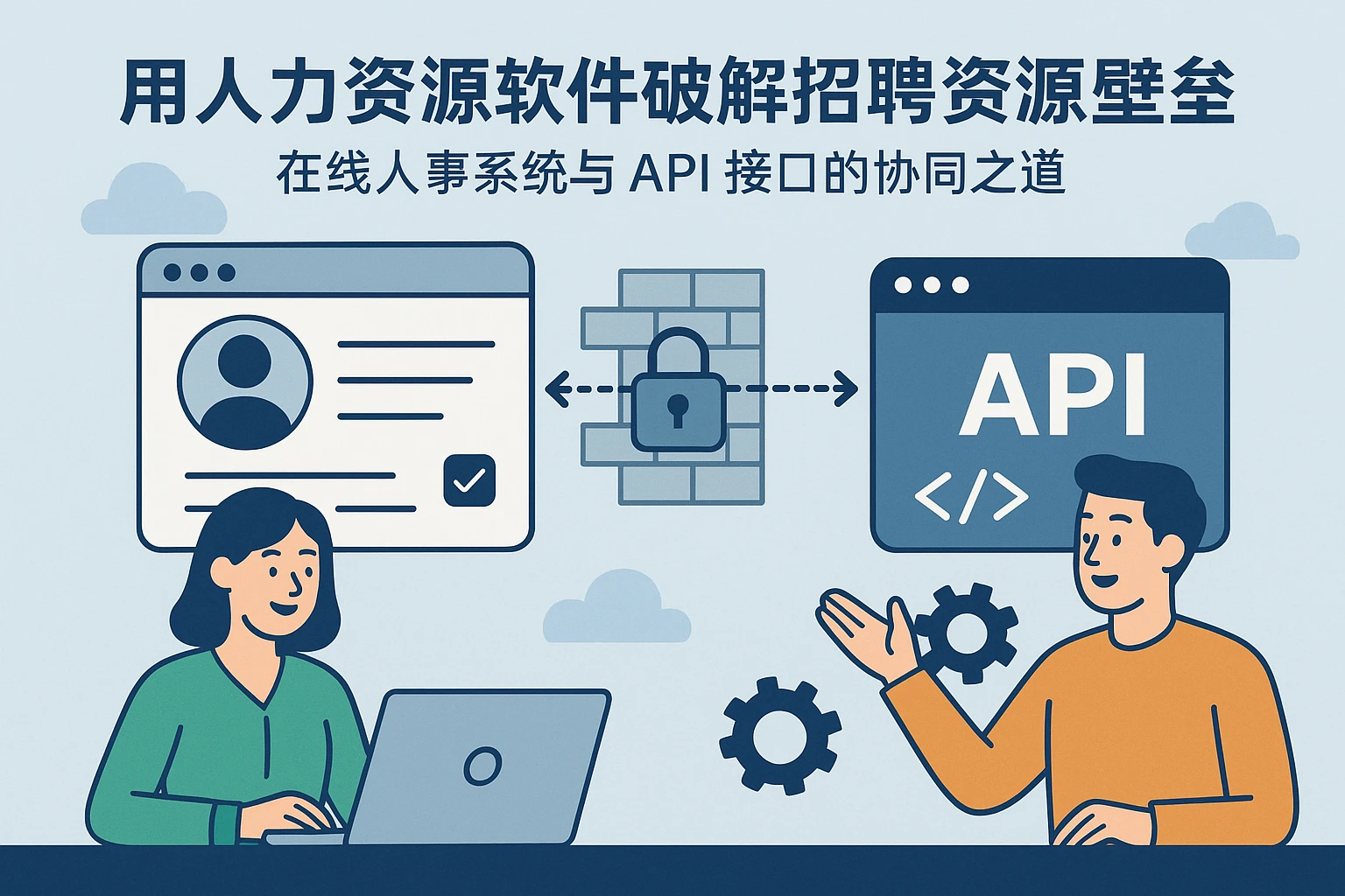 用人力资源软件破解招聘资源壁垒：在线人事系统与API接口的协同之道