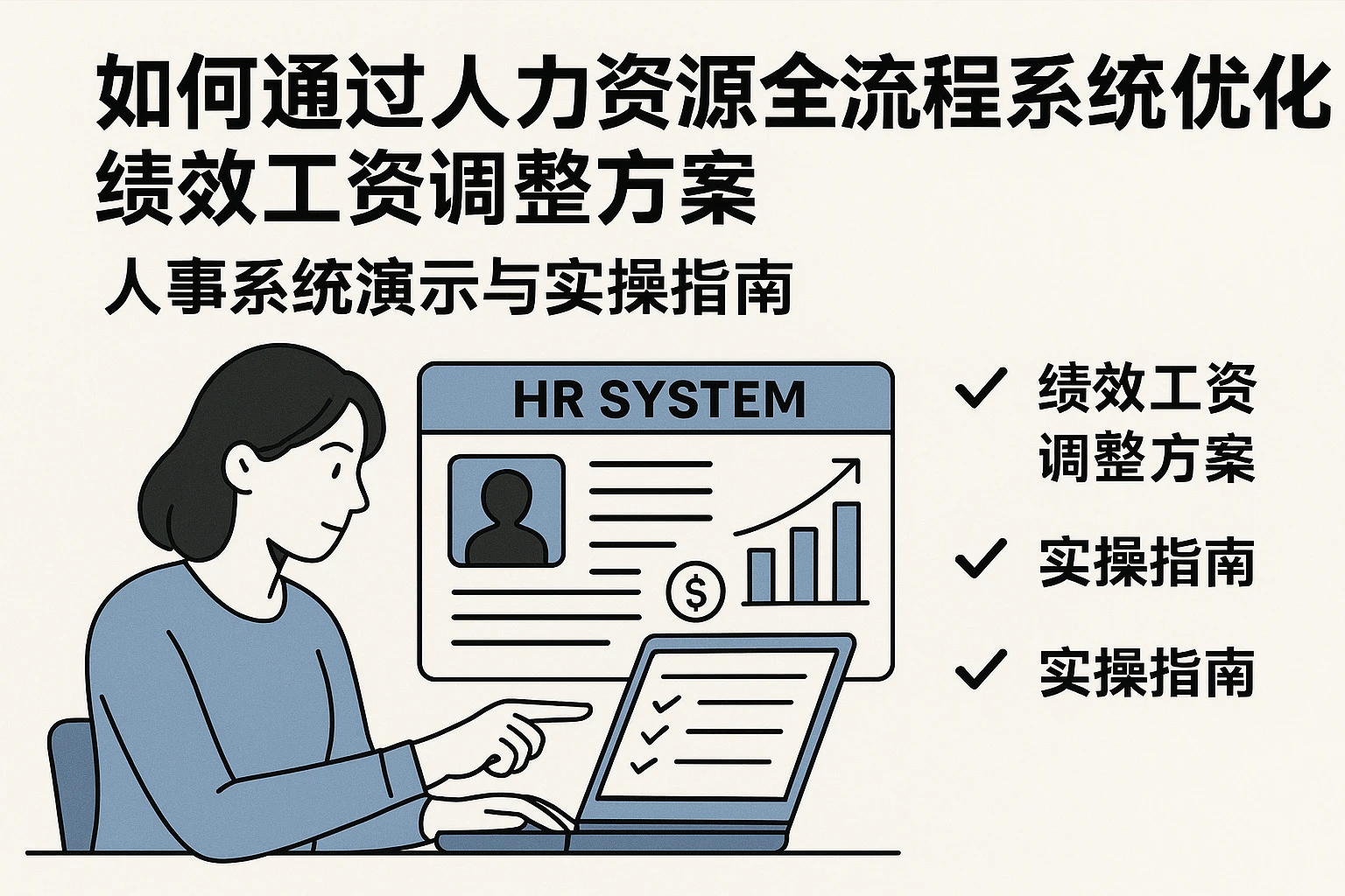 如何通过人力资源全流程系统优化绩效工资调整方案:人事系统演示与实操指南