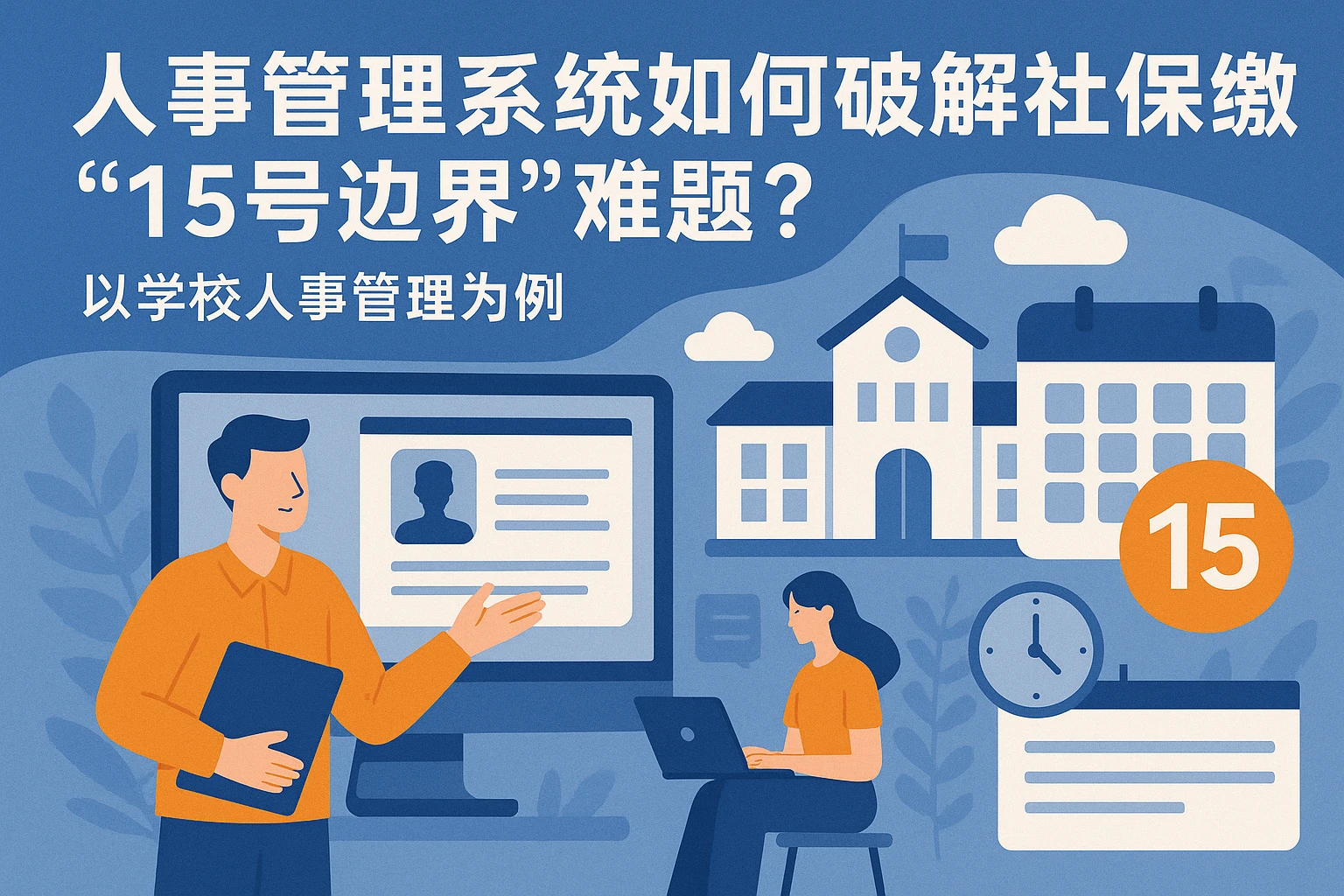 人事管理系统如何破解社保缴纳“15号边界”难题？以学校人事管理为例