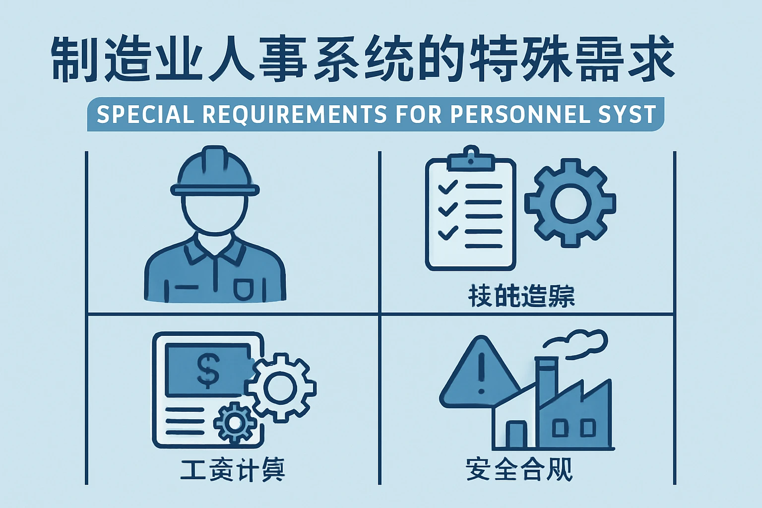 制造业人事系统的特殊需求