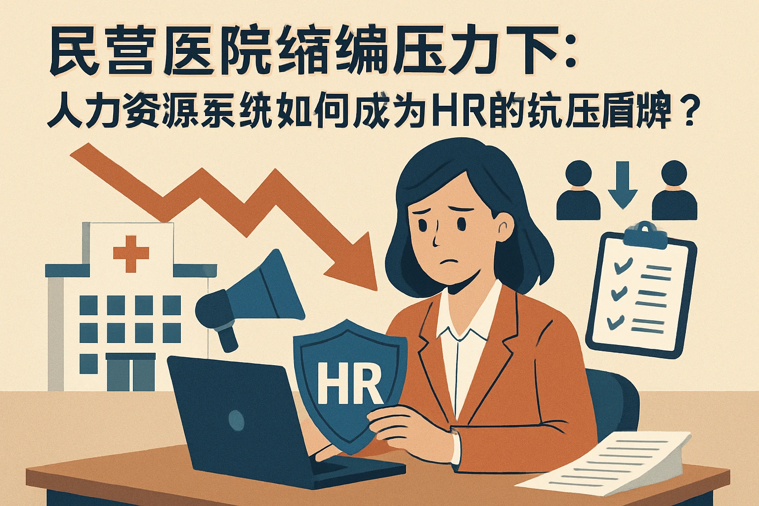 民营医院缩编压力下:人力资源系统如何成为HR的“抗压盾牌”?
