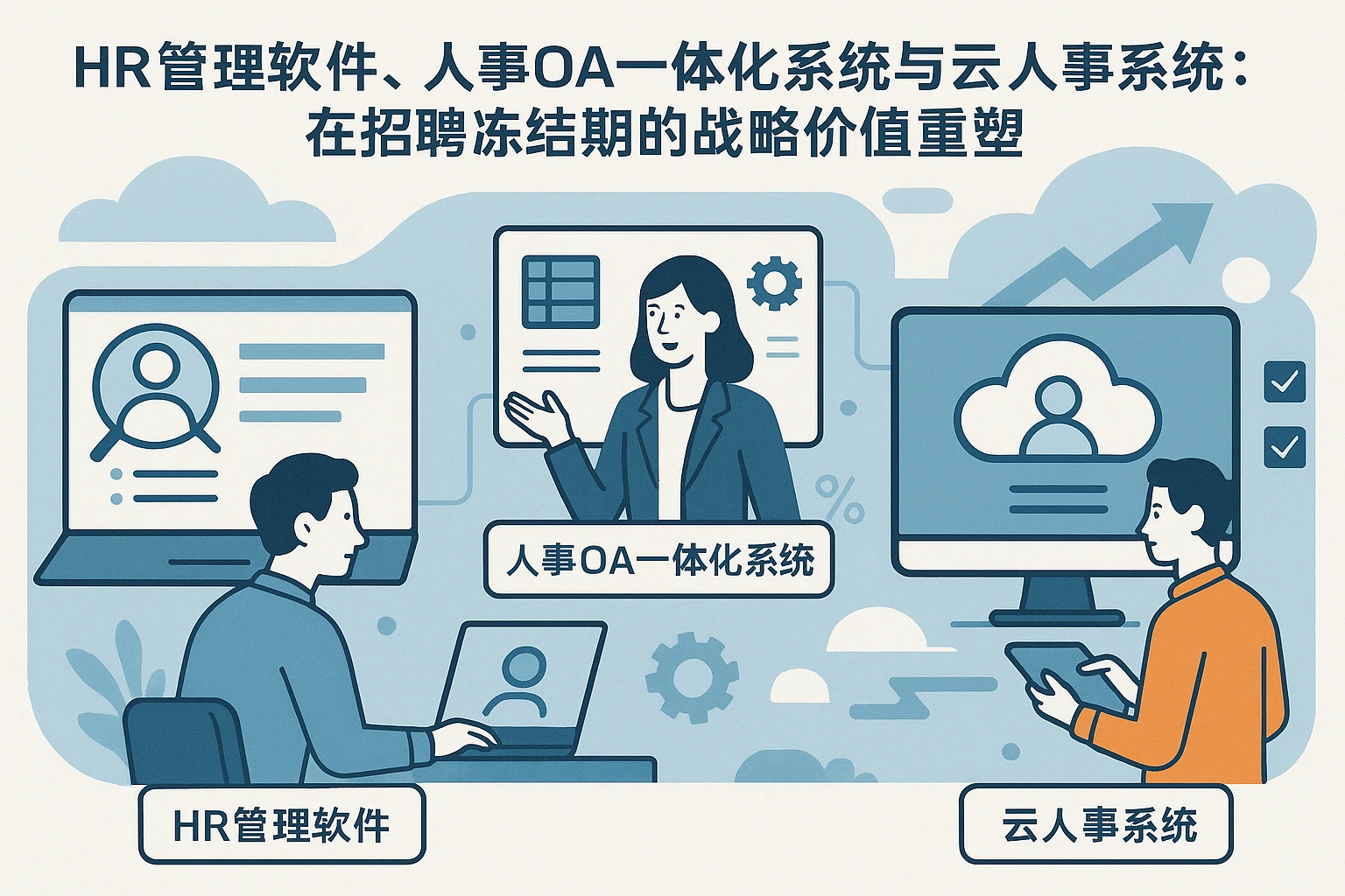HR管理软件、人事OA一体化系统与云人事系统:在招聘冻结期的战略价值重塑