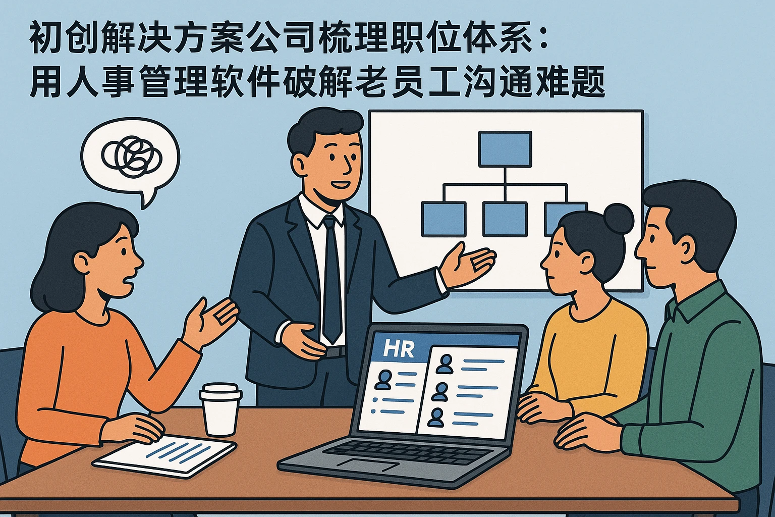 初创解决方案公司梳理职位体系:用人事管理软件破解老员工沟通难题