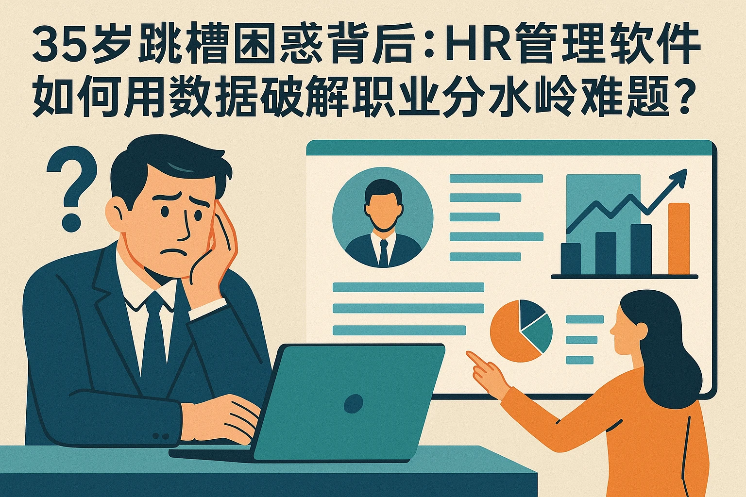 35岁跳槽困惑背后：HR管理软件如何用数据破解职业分水岭难题？