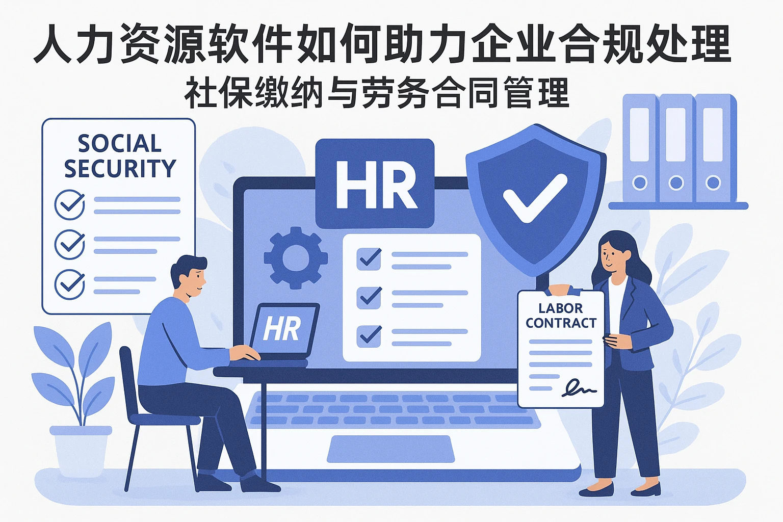 人力资源软件如何助力企业合规处理社保缴纳与劳务合同管理