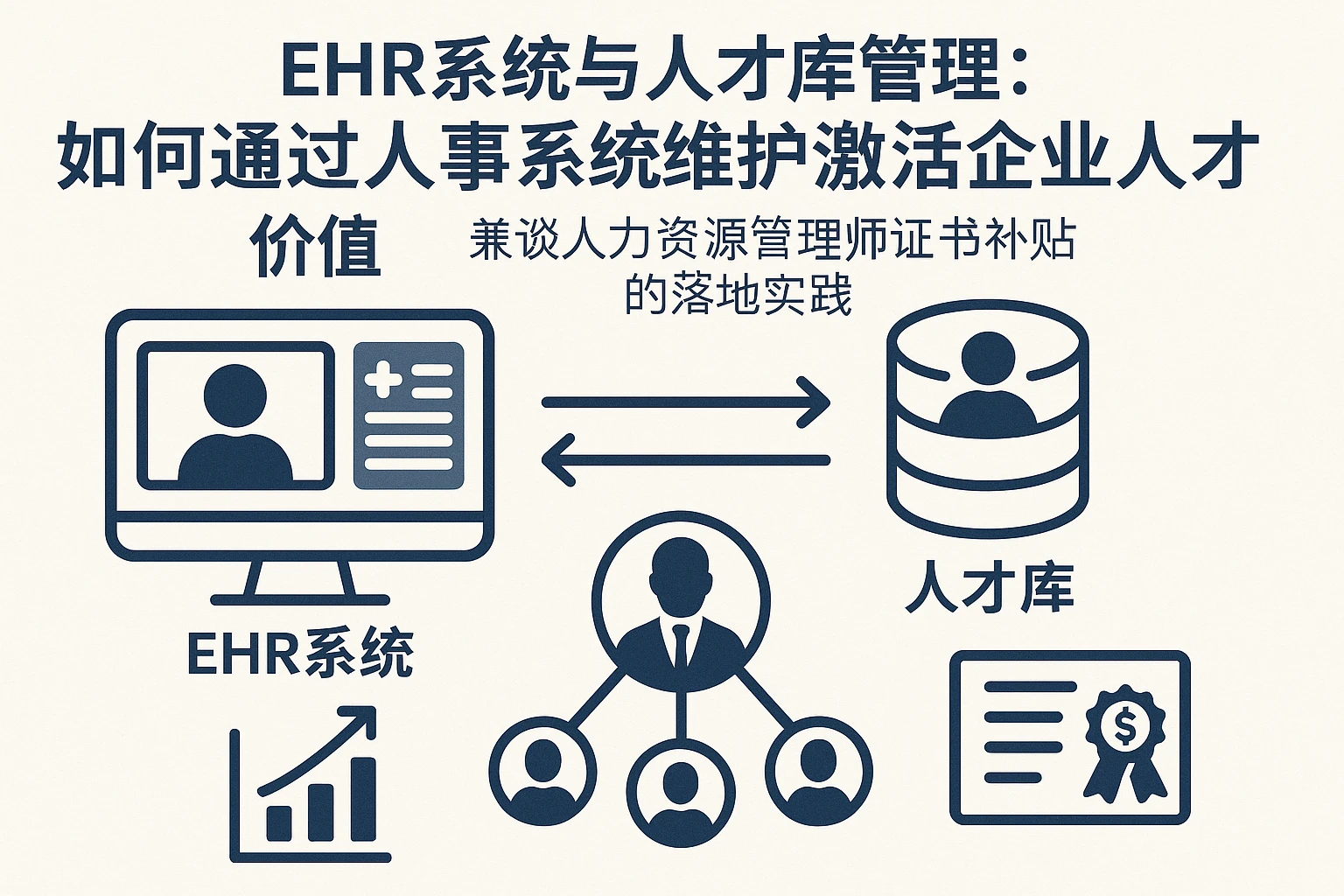 EHR系统与人才库管理:如何通过人事系统维护激活企业人才价值——兼谈人力资源管理师证书补贴的落地实践