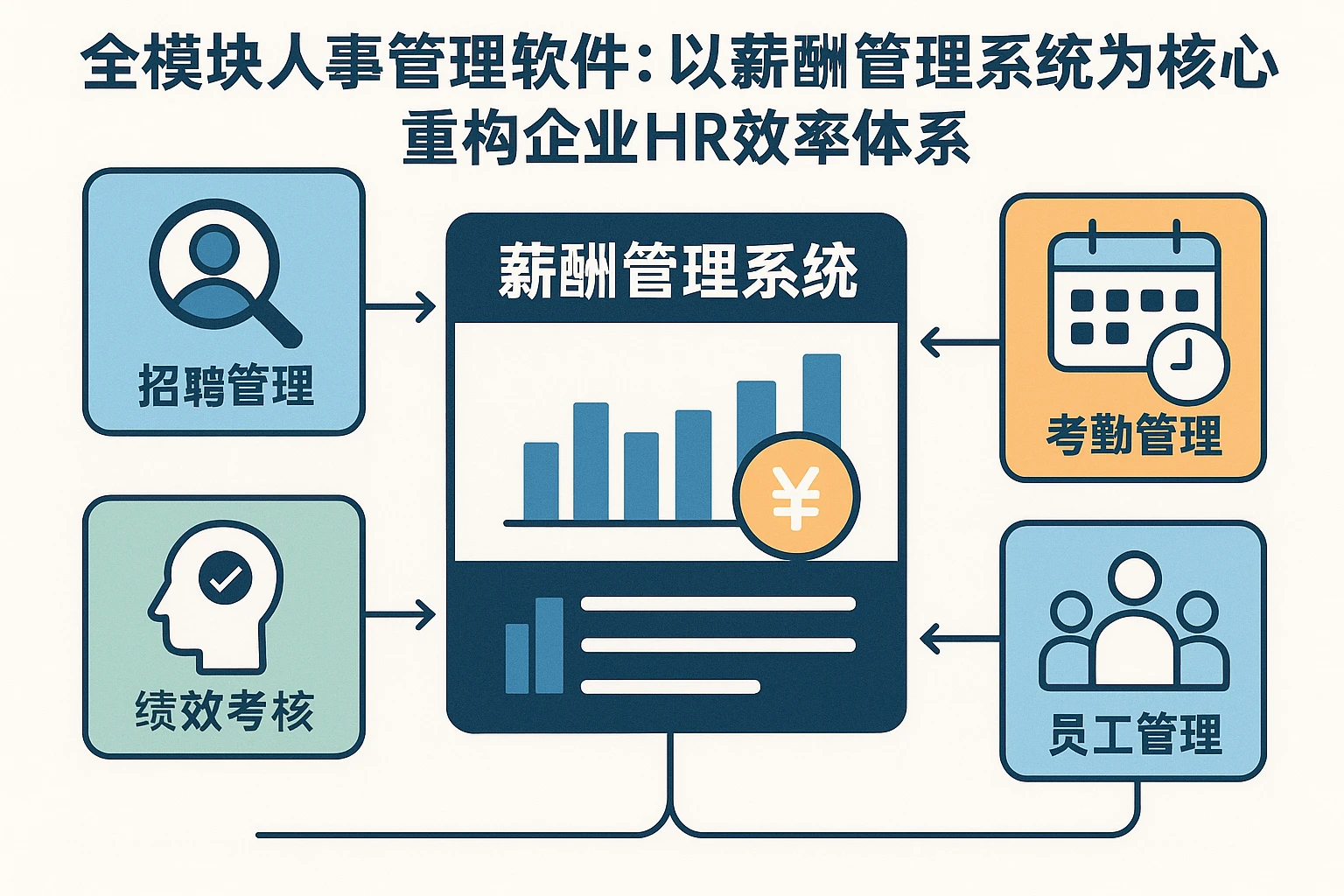 全模块人事管理软件：以薪酬管理系统为核心，重构企业HR效率体系