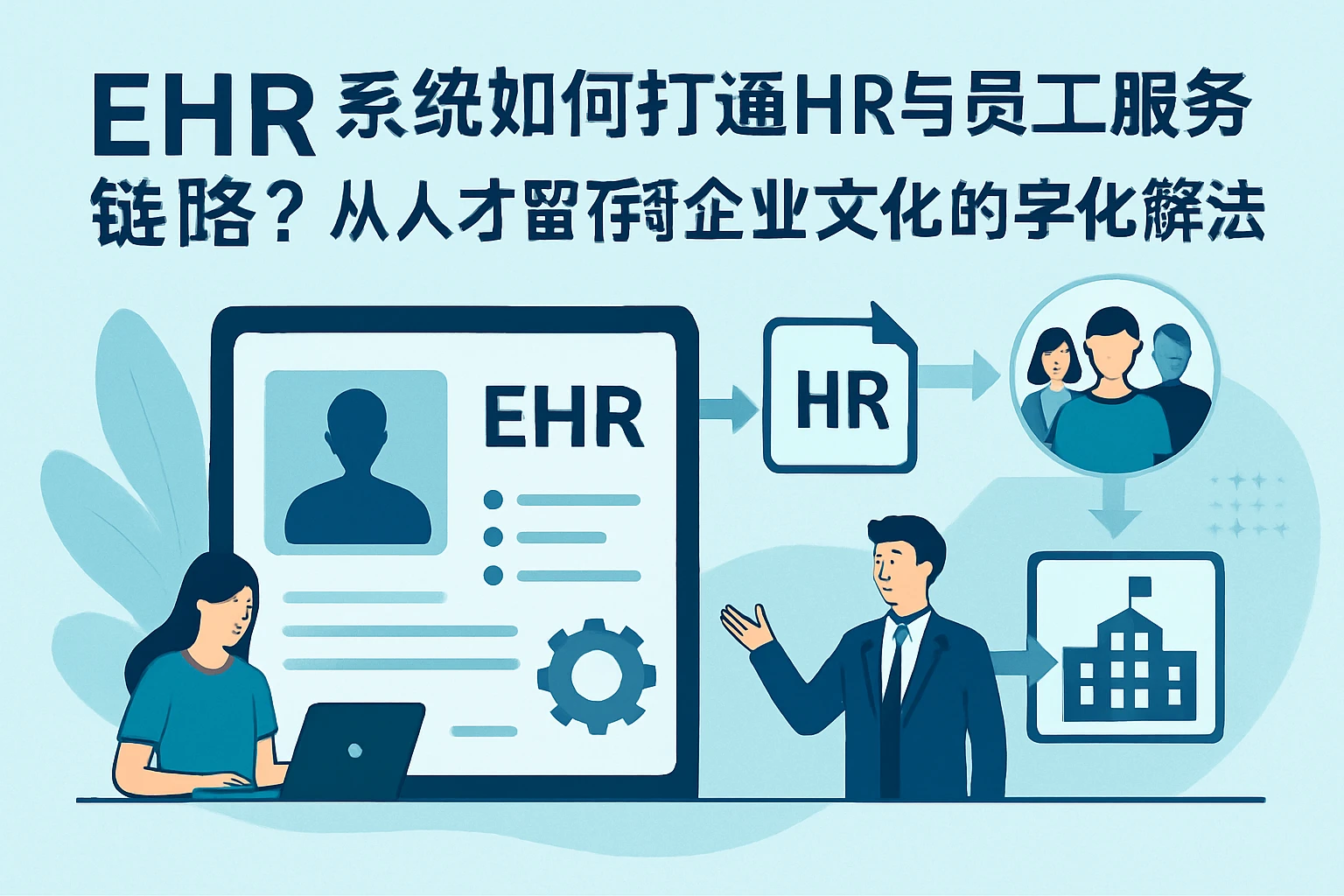 EHR系统如何打通HR与员工服务链路？从人才留存到企业文化的数字化解法