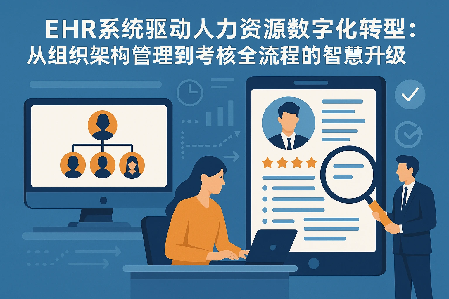 EHR系统驱动人力资源数字化转型：从组织架构管理到考核全流程的智慧升级