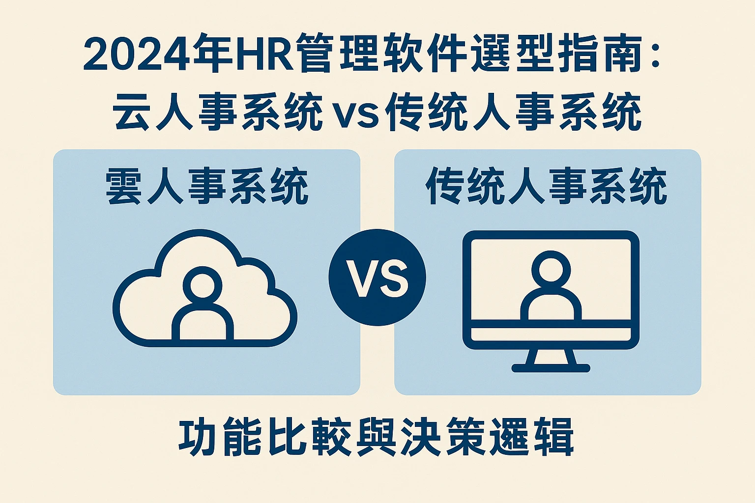 2024年HR管理软件选型指南：云人事系统 vs 传统人事系统，功能比较与决策逻辑