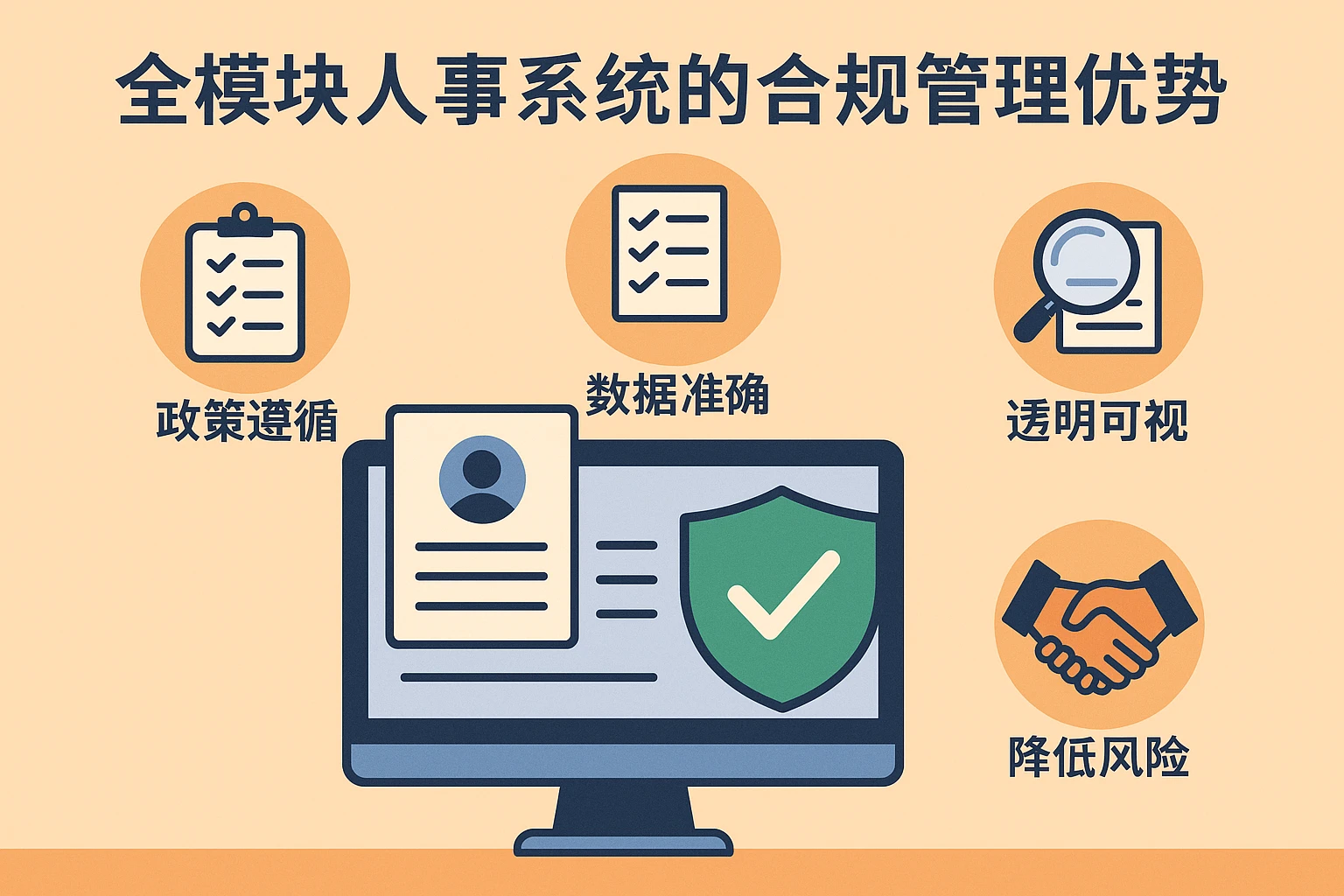 全模块人事系统的合规管理优势