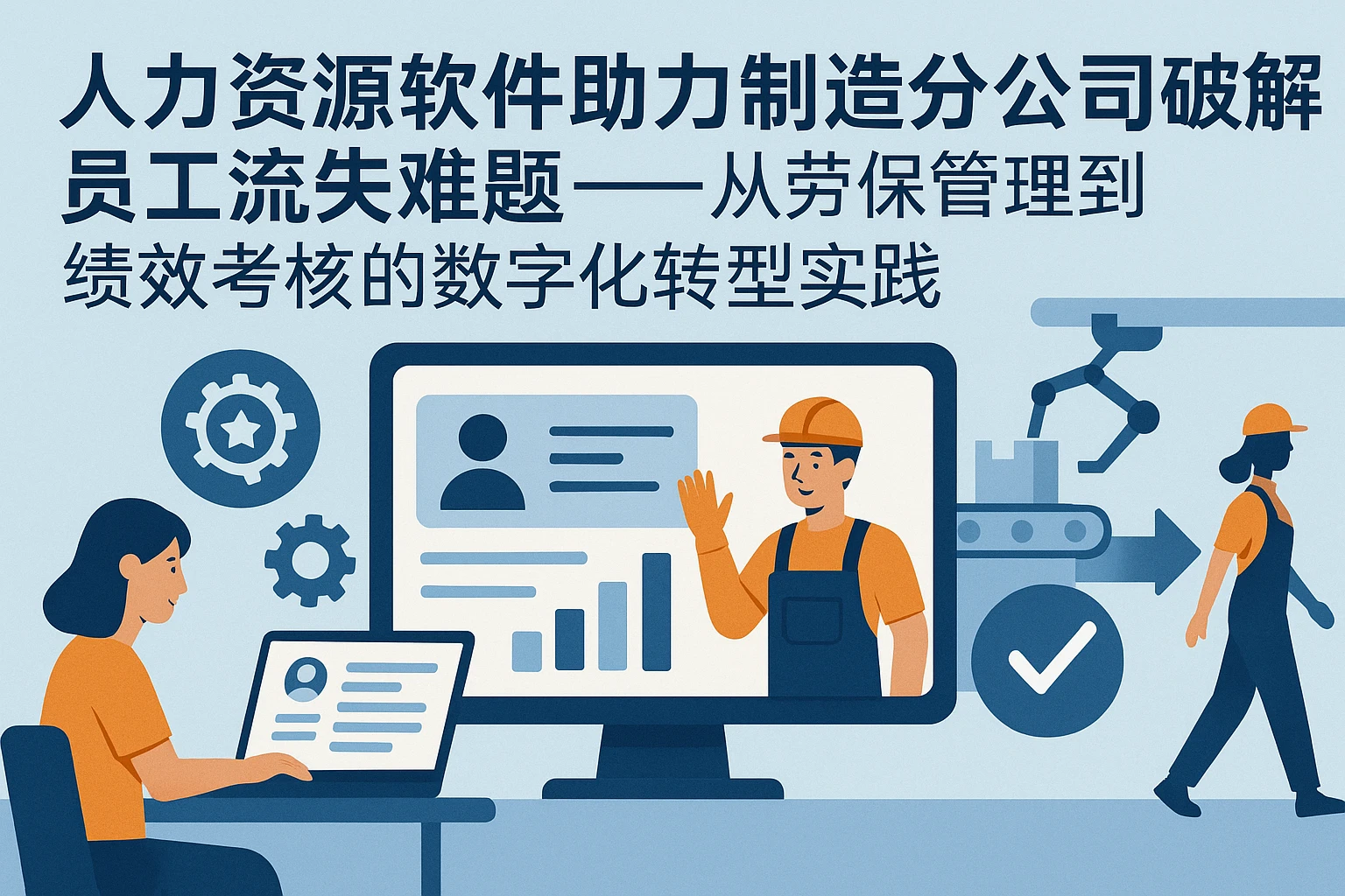 人力资源软件助力制造分公司破解员工流失难题——从劳保管理到绩效考核的数字化转型实践