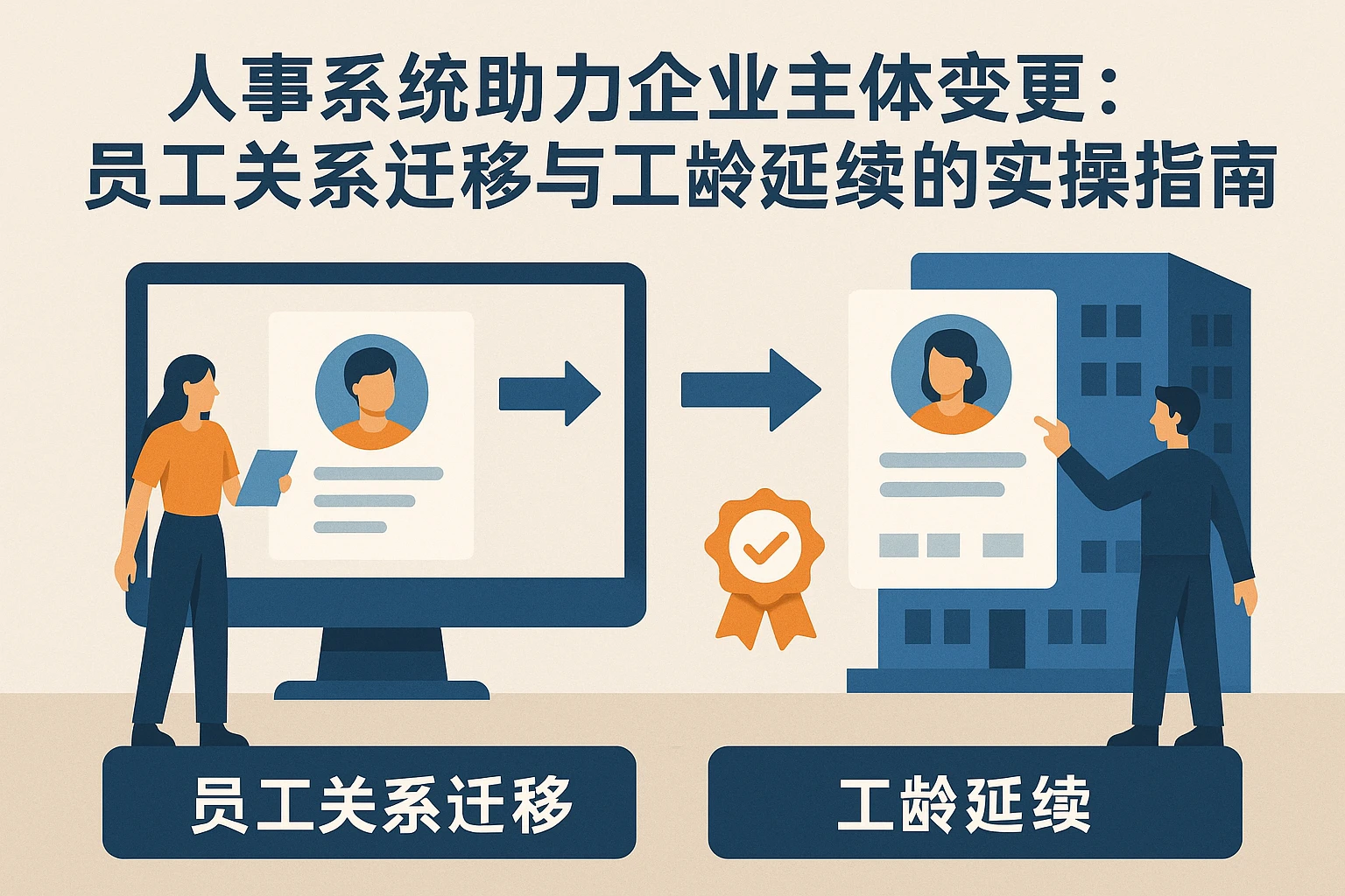 人事系统助力企业主体变更:员工关系迁移与工龄延续的实操指南