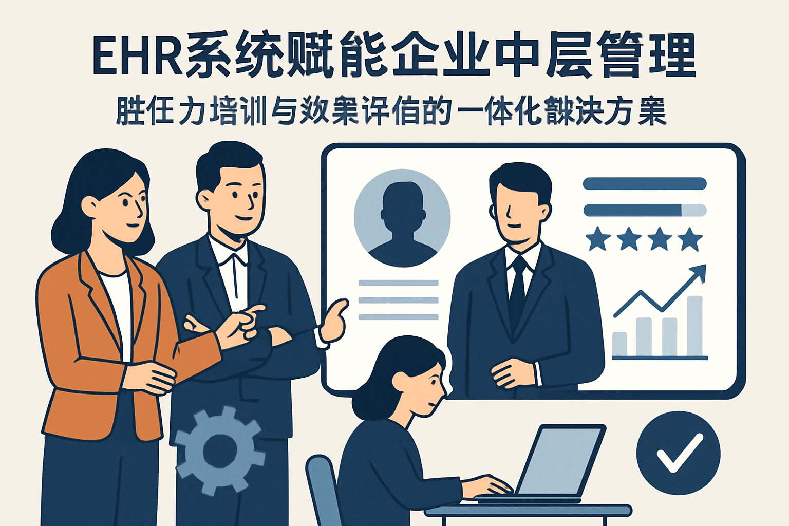 EHR系统赋能企业中层管理：胜任力培训与效果评估的一体化解决方案