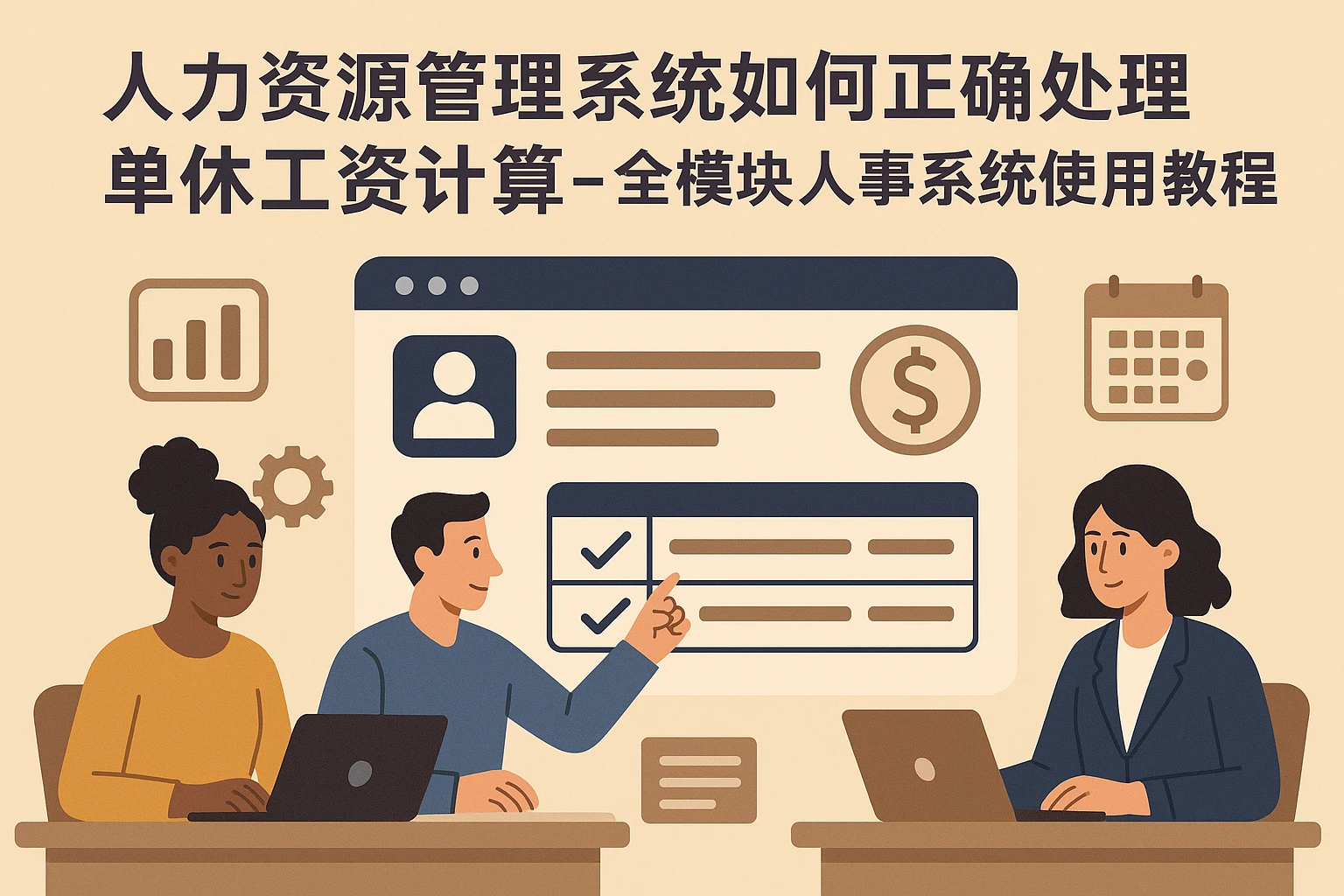 人力资源管理系统如何正确处理单休工资计算 - 全模块人事系统使用教程