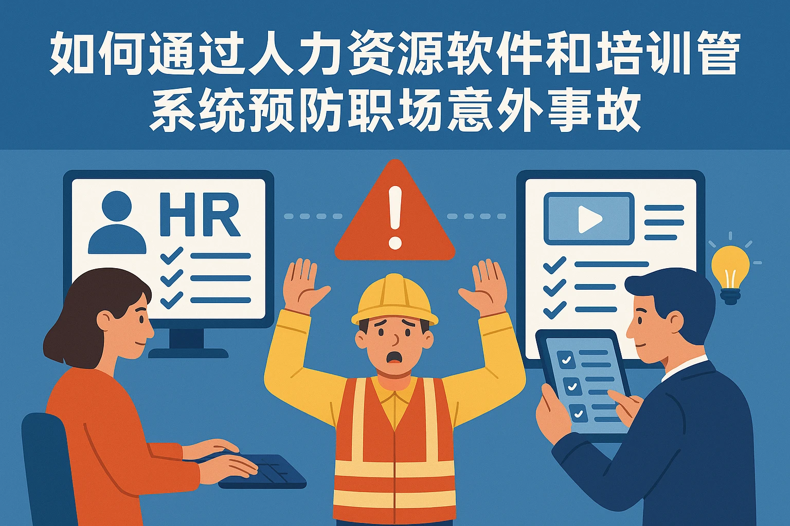如何通过人力资源软件和培训管理系统预防职场意外事故