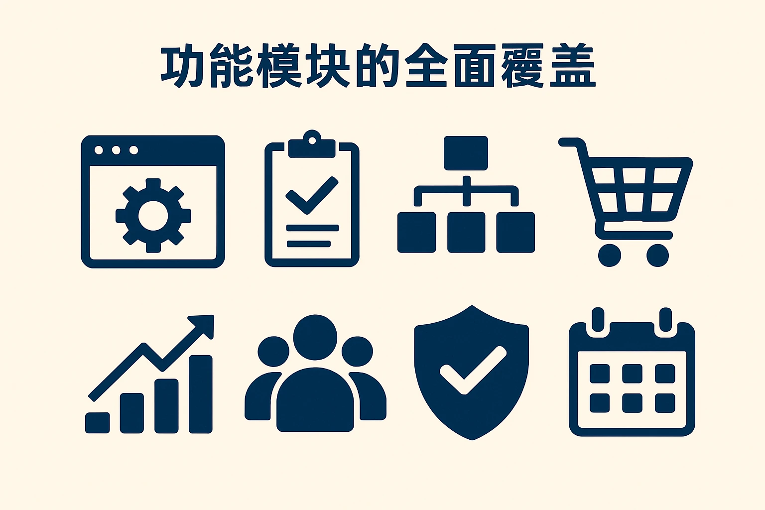 功能模块的全面覆盖