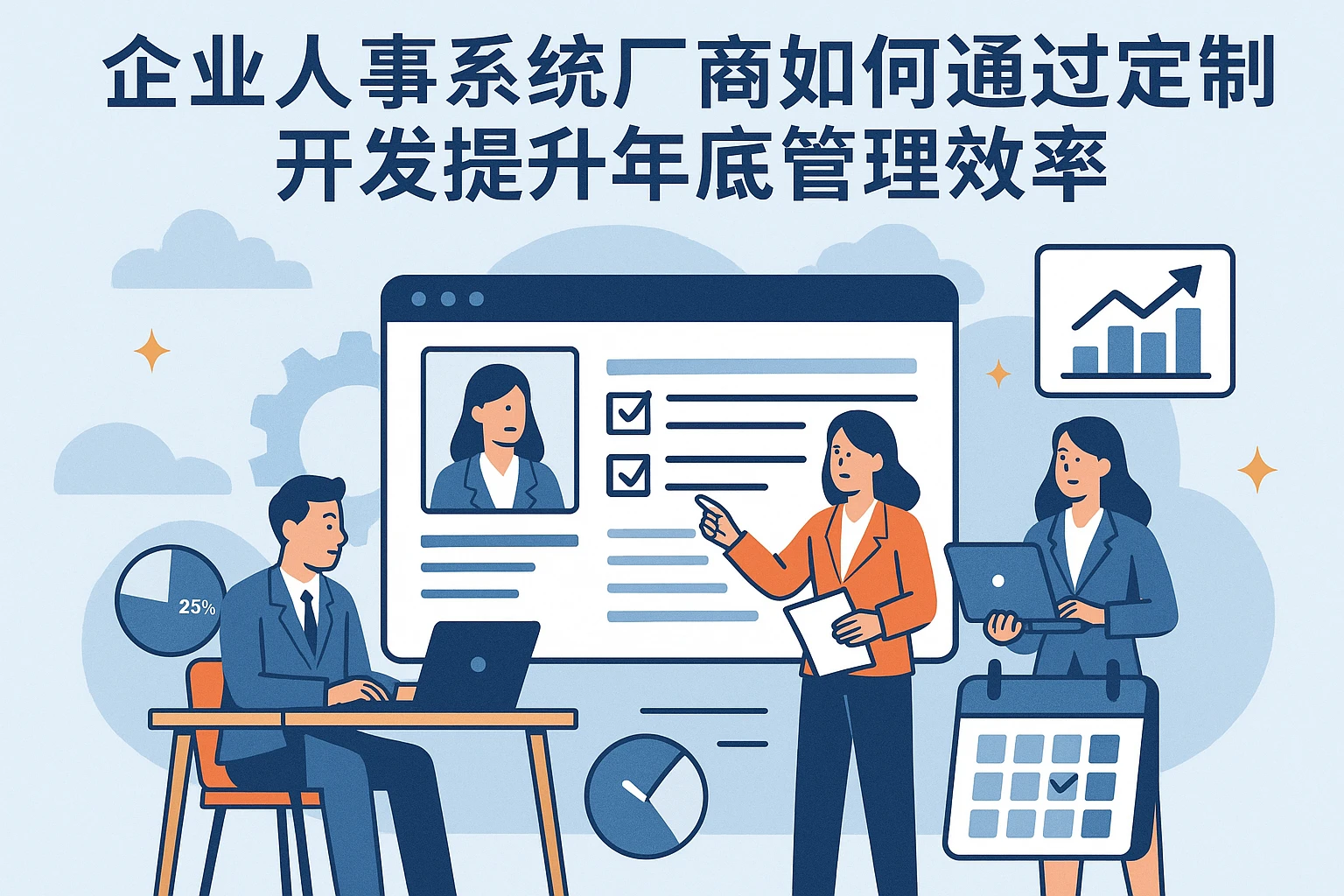 企业人事系统厂商如何通过定制开发提升年底管理效率