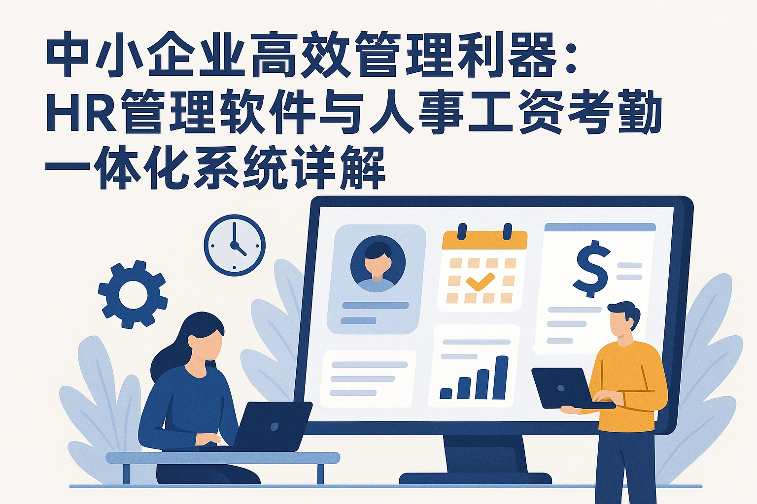 中小企业高效管理利器:HR管理软件与人事工资考勤一体化系统详解