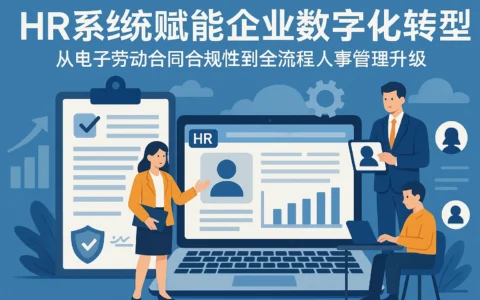 HR系统赋能企业数字化转型：从电子劳动合同合规性到全流程人事管理升级
