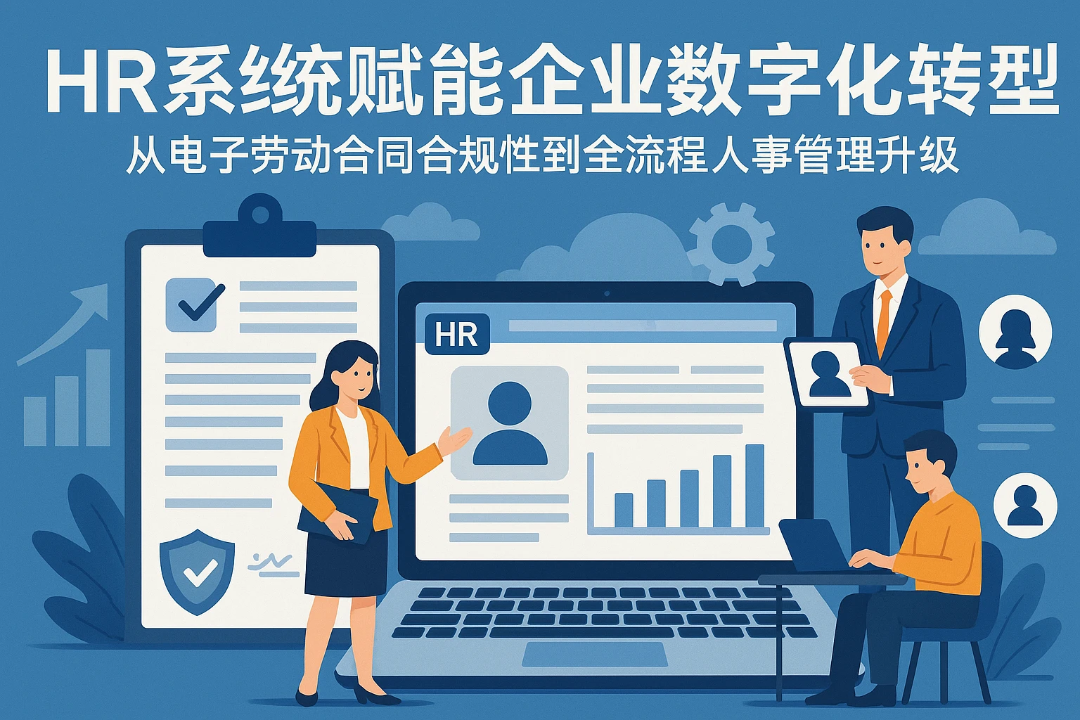 HR系统赋能企业数字化转型：从电子劳动合同合规性到全流程人事管理升级