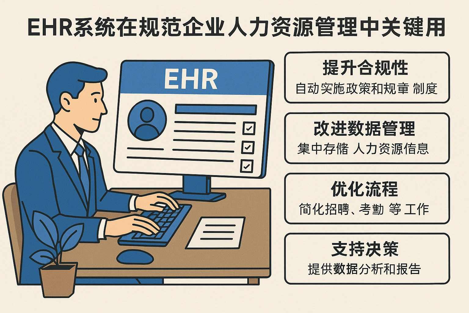 EHR系统在规范企业人力资源管理中的关键作用