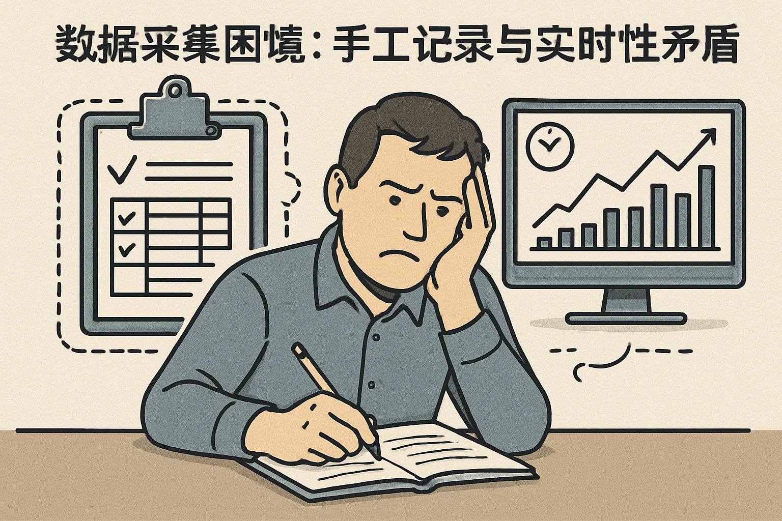 2. 数据采集困境：手工记录与实时性的矛盾