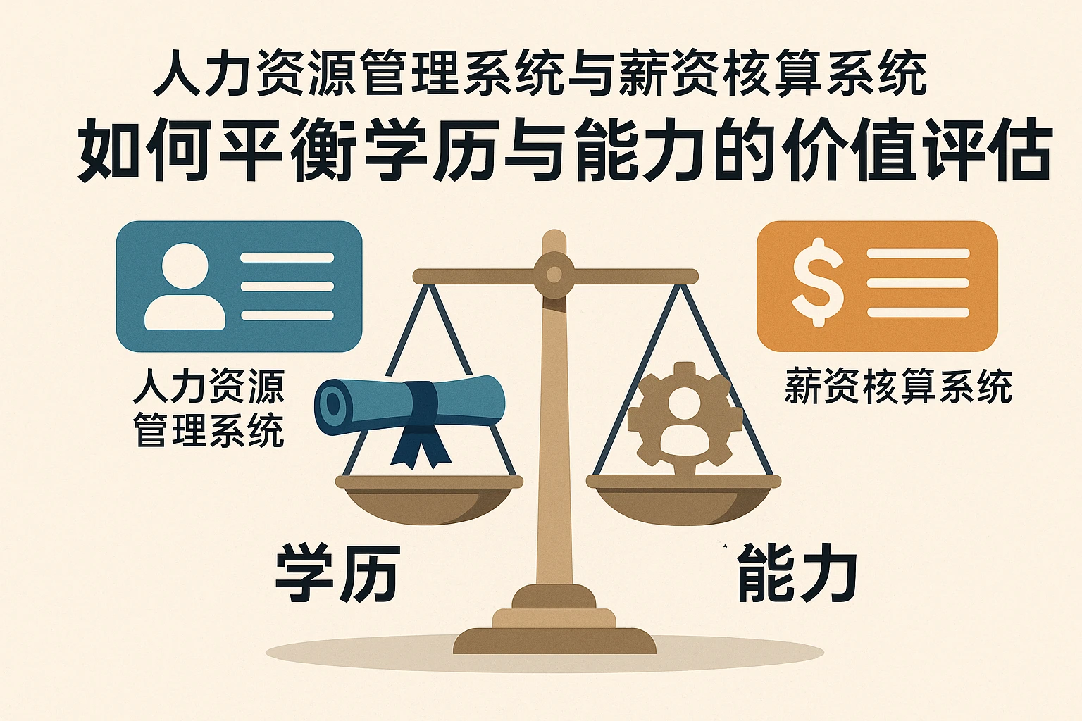 人力资源管理系统与薪资核算系统如何平衡学历与能力的价值评估