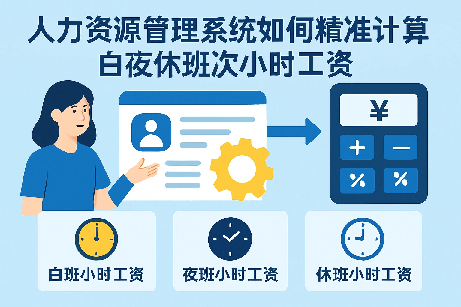 人力资源管理系统如何精准计算白夜休休班次小时工资