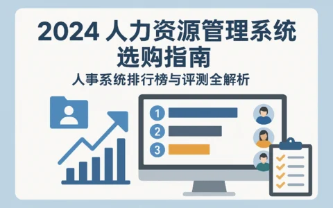2024人力资源管理系统选购指南：人事系统排行榜与评测全解析