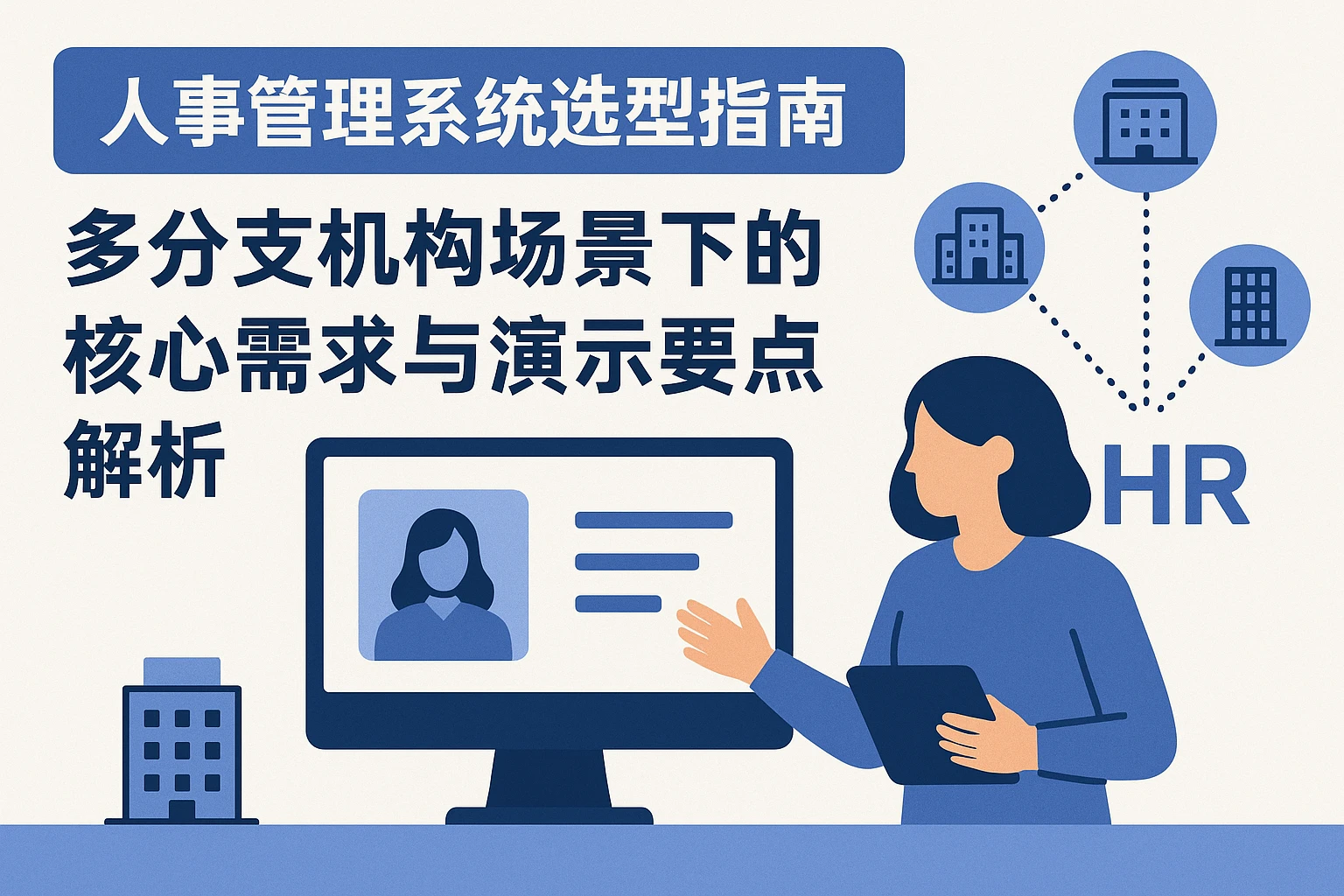 人事管理系统选型指南：多分支机构场景下的核心需求与演示要点解析