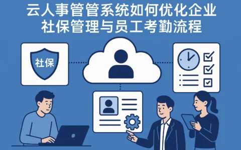 云人事管理系统如何优化企业社保管理与员工考勤流程