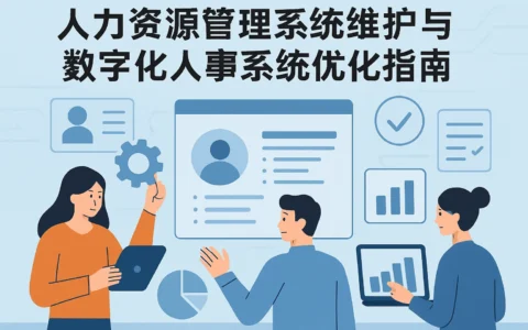 人力资源管理系统维护与数字化人事系统优化指南