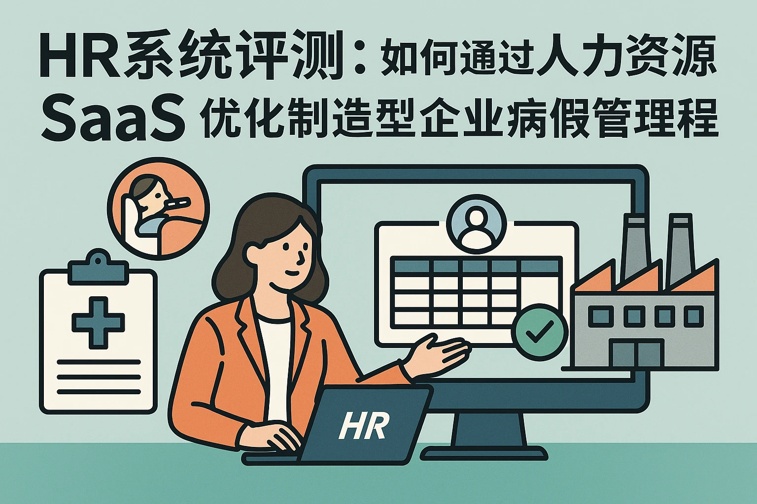 HR系统评测:如何通过人力资源SaaS优化制造型企业病假管理流程