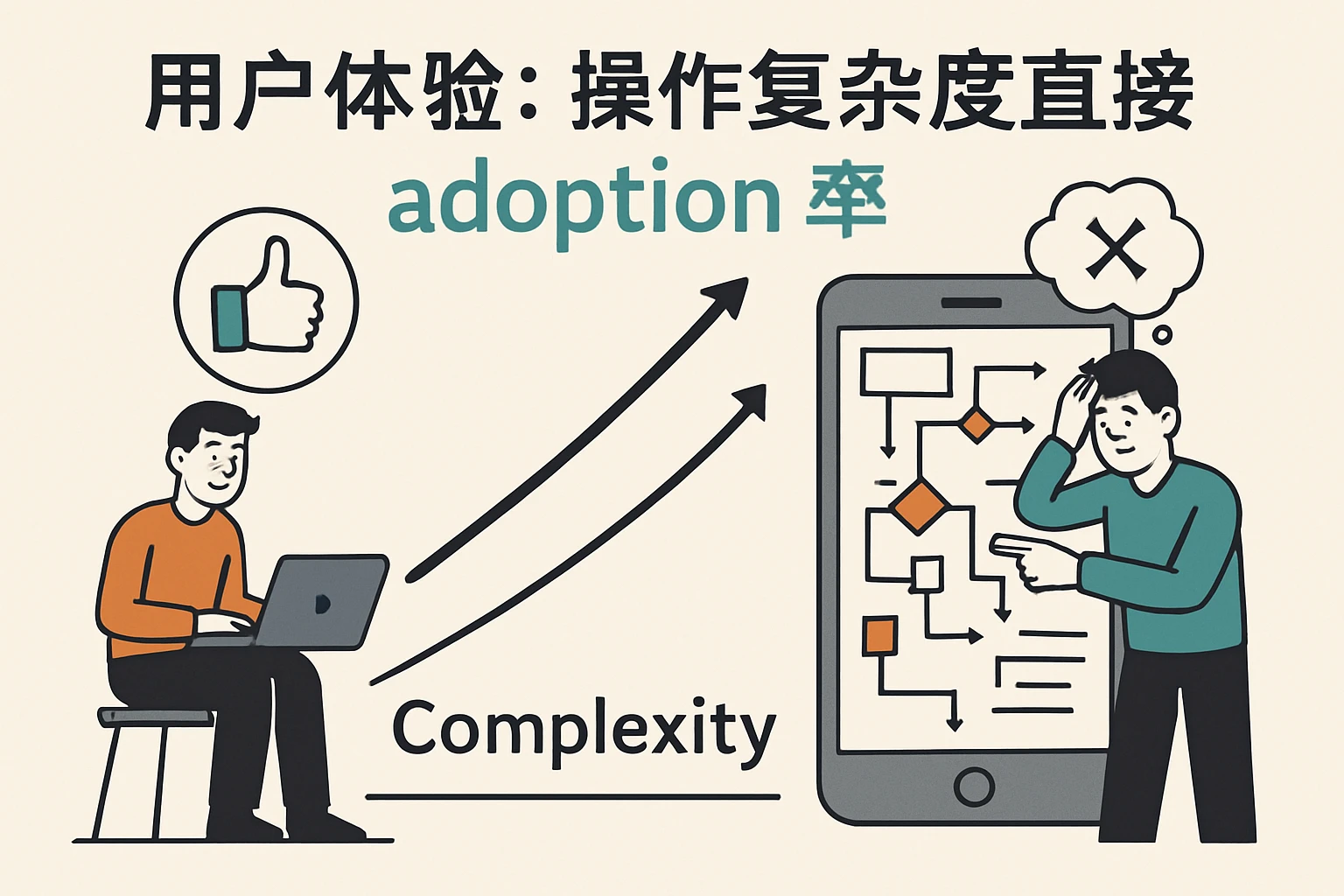 2. 用户体验：操作复杂度直接影响“ adoption 率”