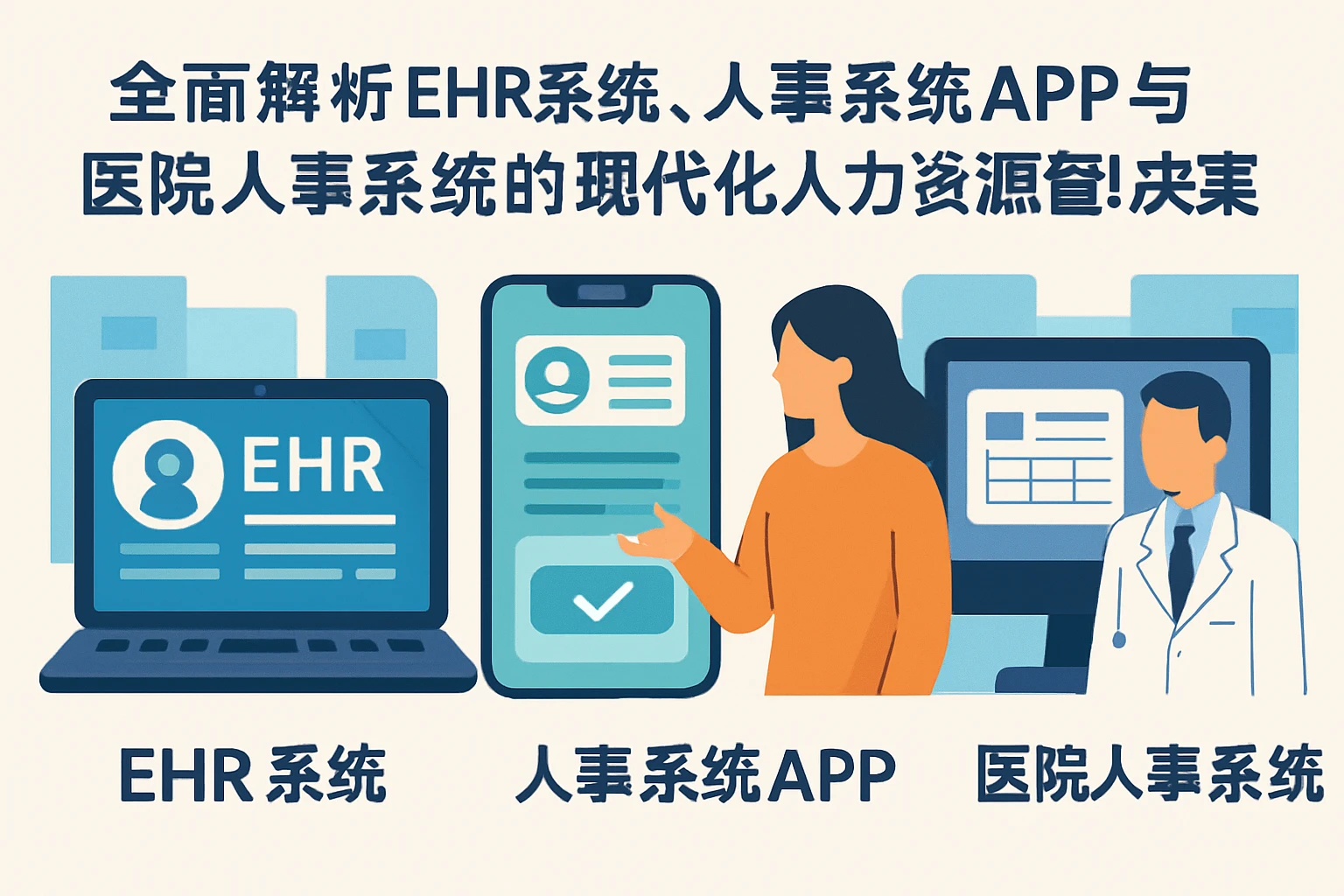 全面解析EHR系统、人事系统APP与医院人事系统的现代化人力资源管理解决方案