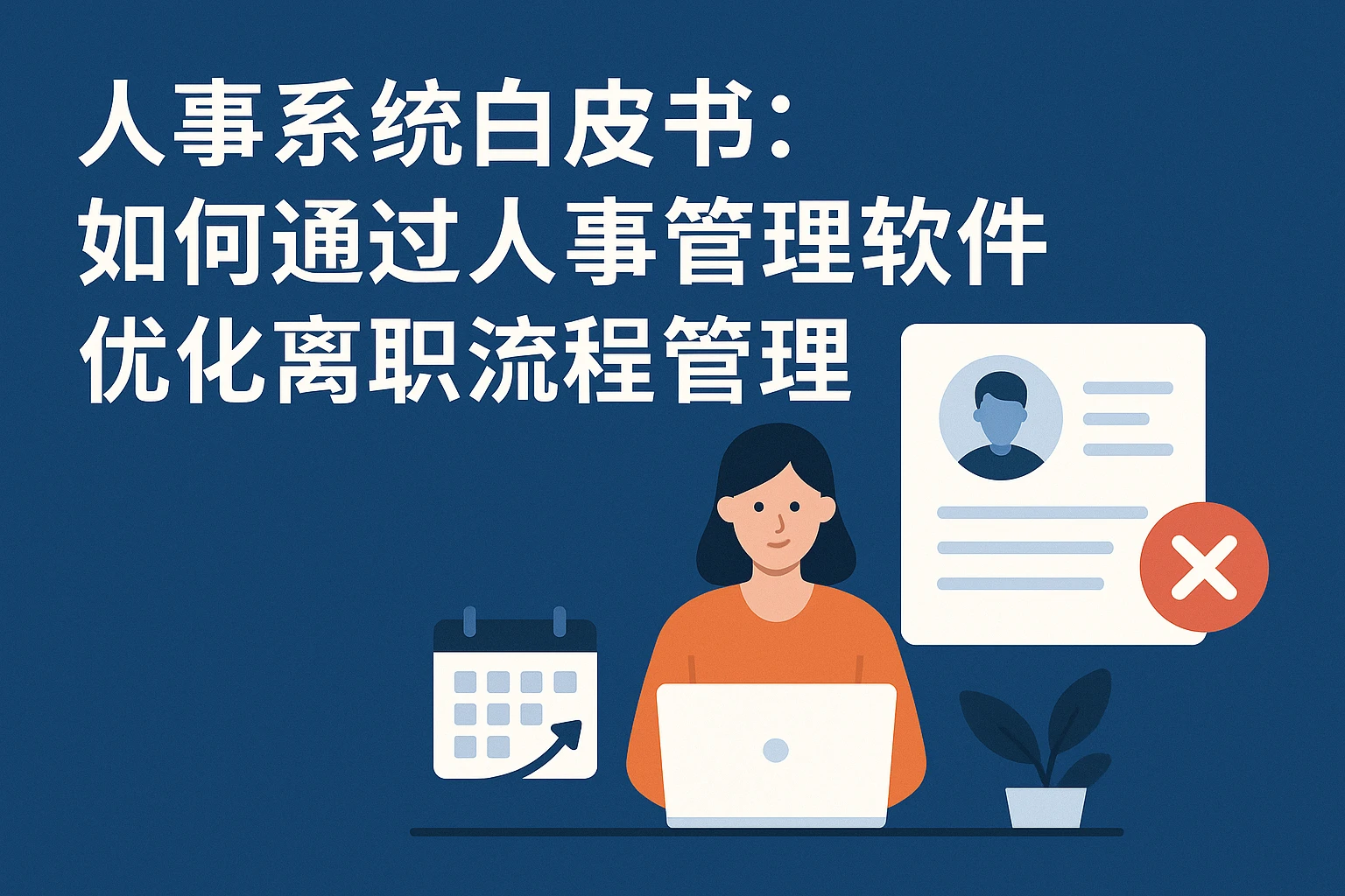 人事系统白皮书:如何通过人事管理软件优化离职流程管理