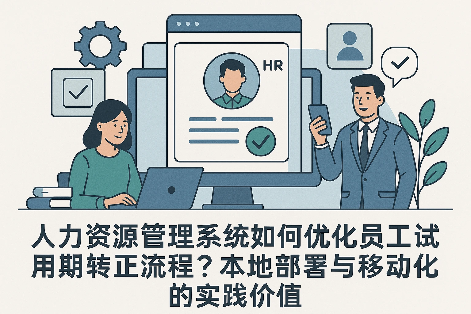 人力资源管理系统如何优化员工试用期转正流程?本地部署与移动化的实践价值