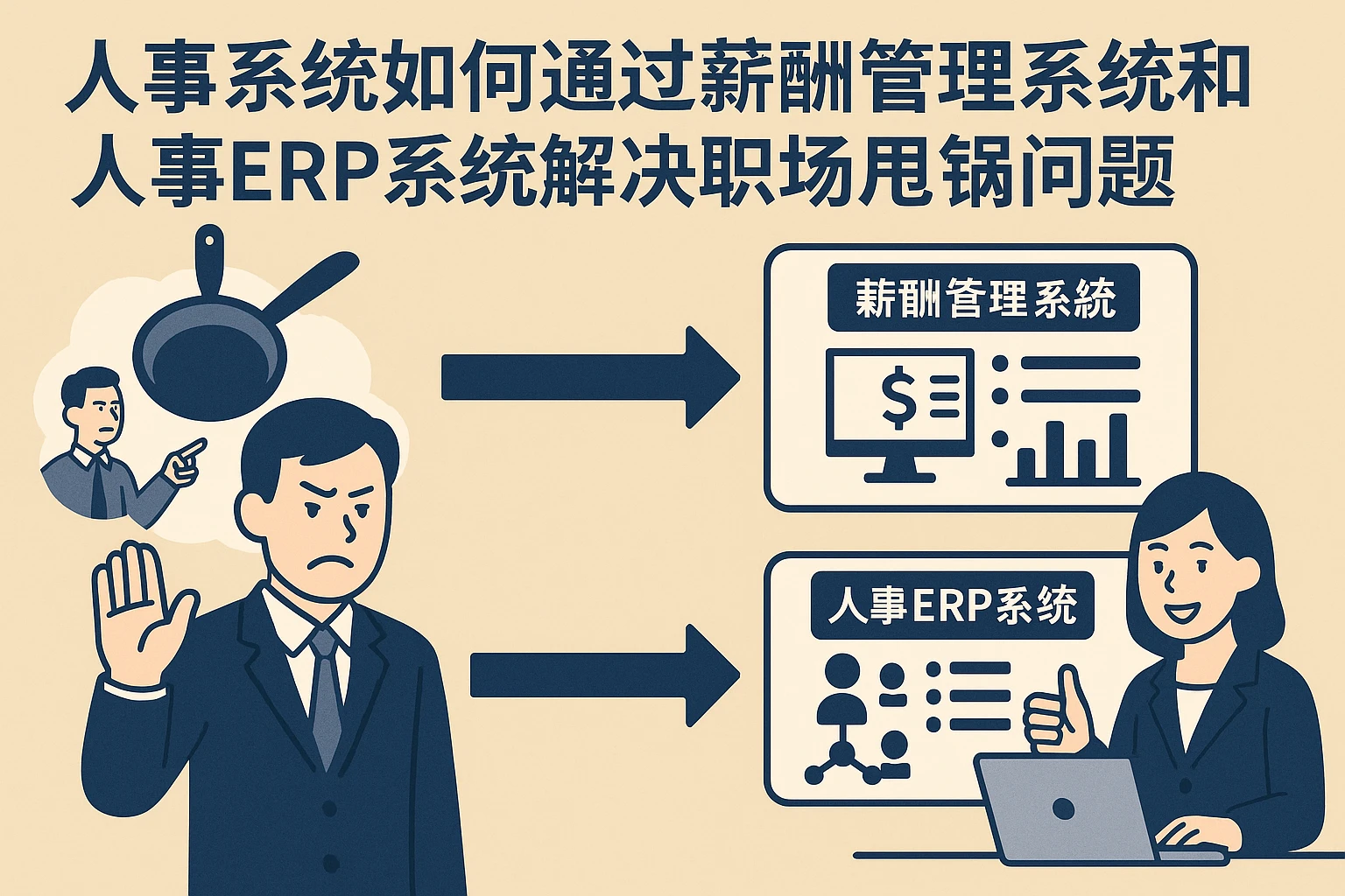 人事系统如何通过薪酬管理系统和人事ERP系统解决职场甩锅问题