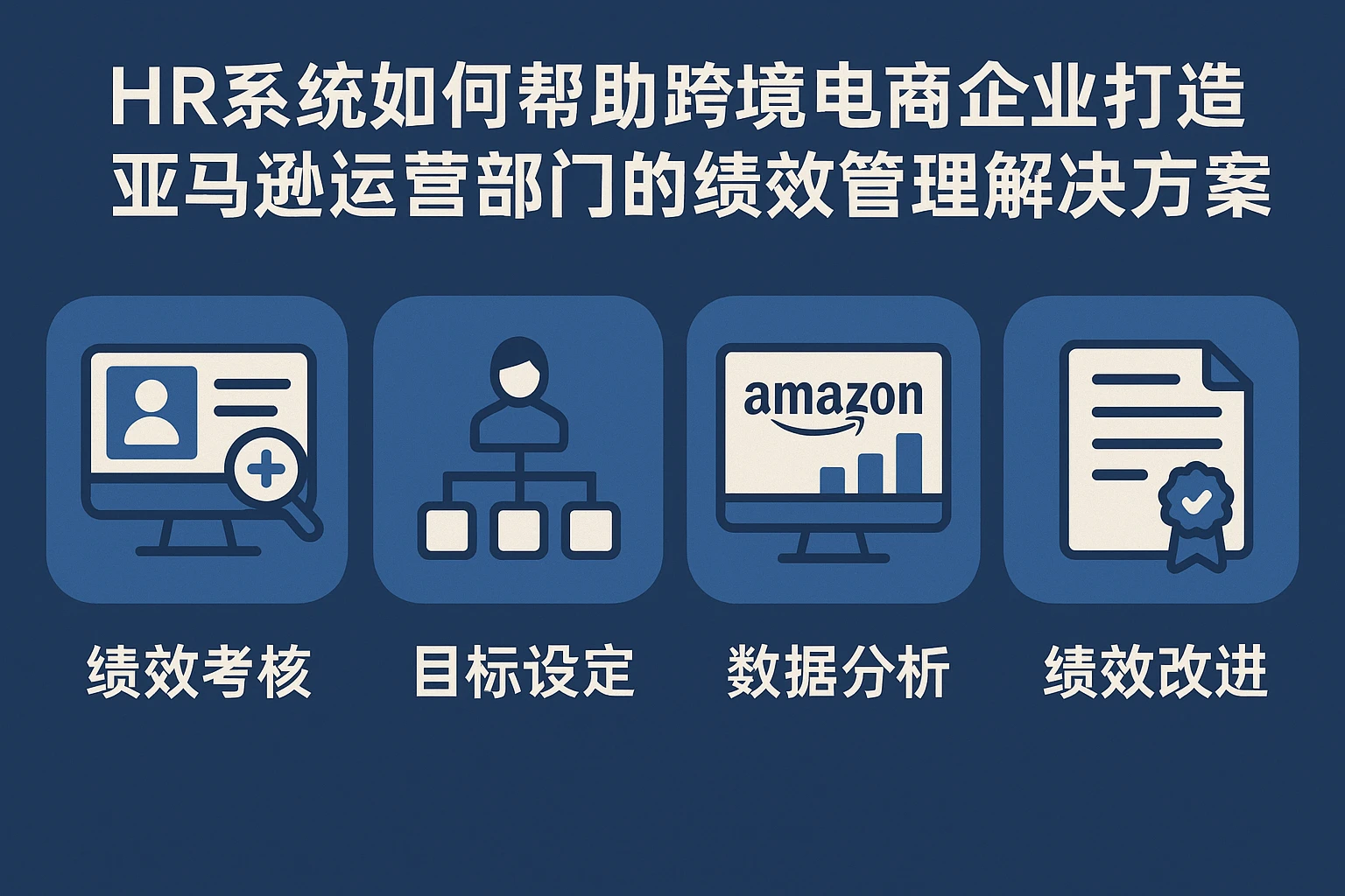 HR系统如何帮助跨境电商企业打造亚马逊运营部门的绩效管理解决方案
