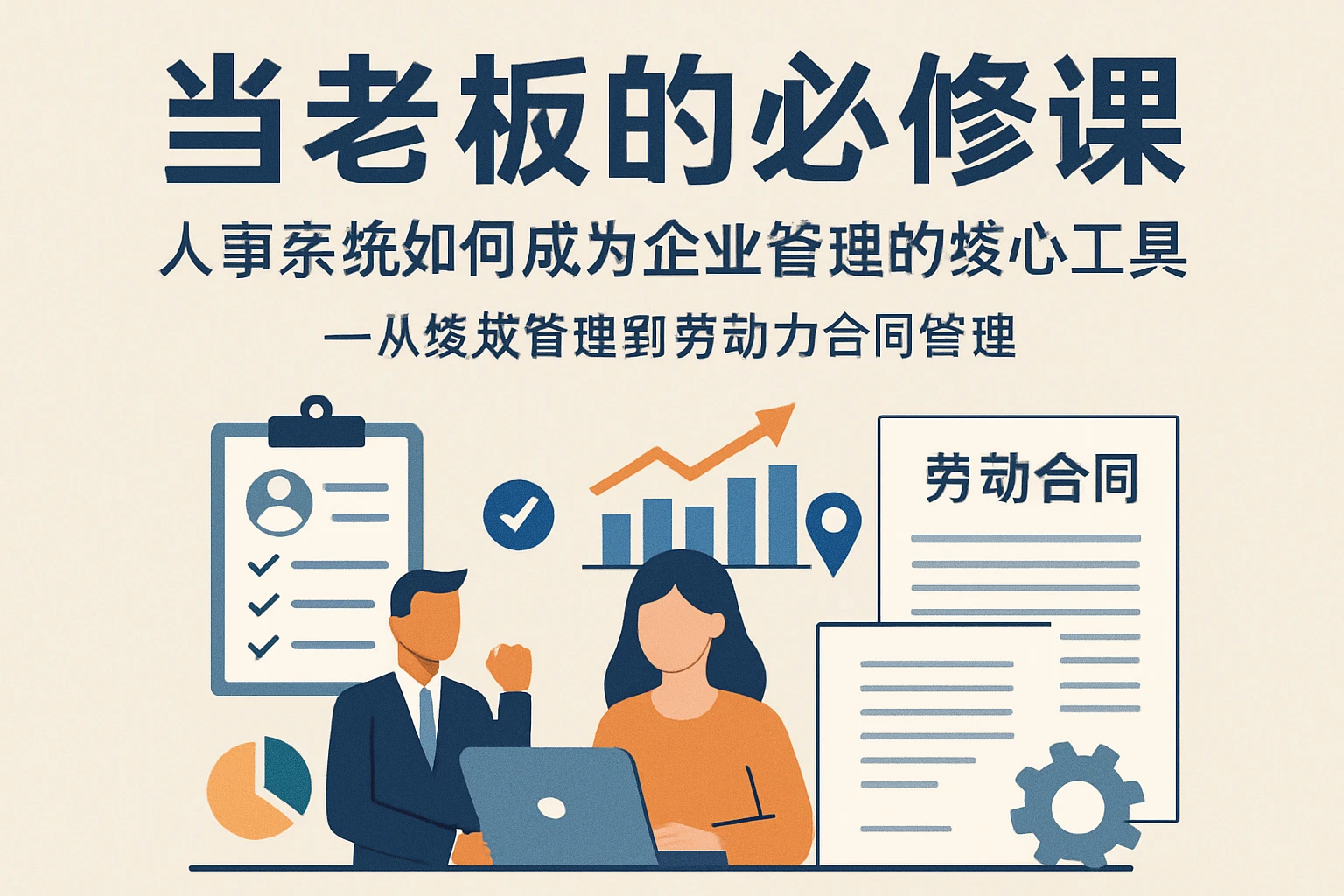 当老板的必修课：人事系统如何成为企业管理的核心工具——从绩效管理到劳动合同管理