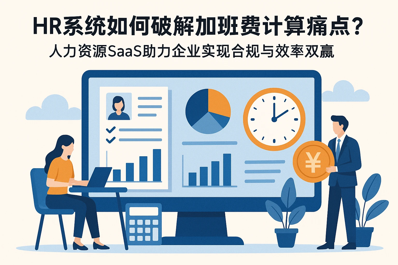 HR系统如何破解加班费计算痛点?人力资源SaaS助力企业实现合规与效率双赢