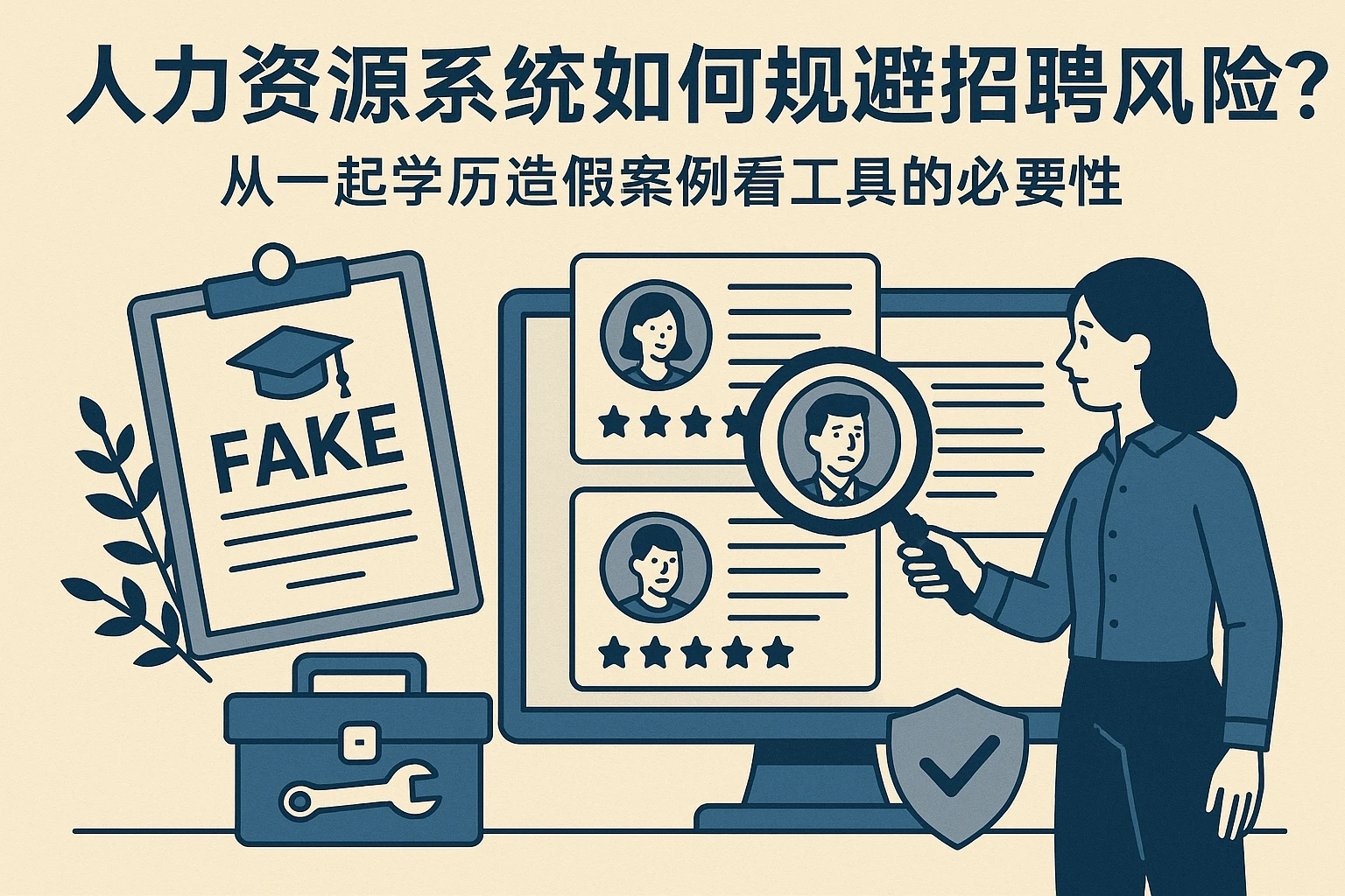 人力资源系统如何规避招聘风险?从一起学历造假案例看工具的必要性