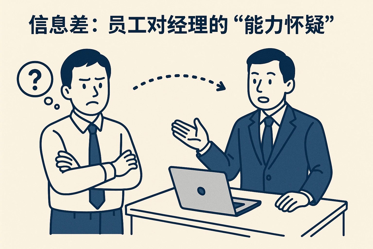 2. 信息差:员工对经理的“能力怀疑”