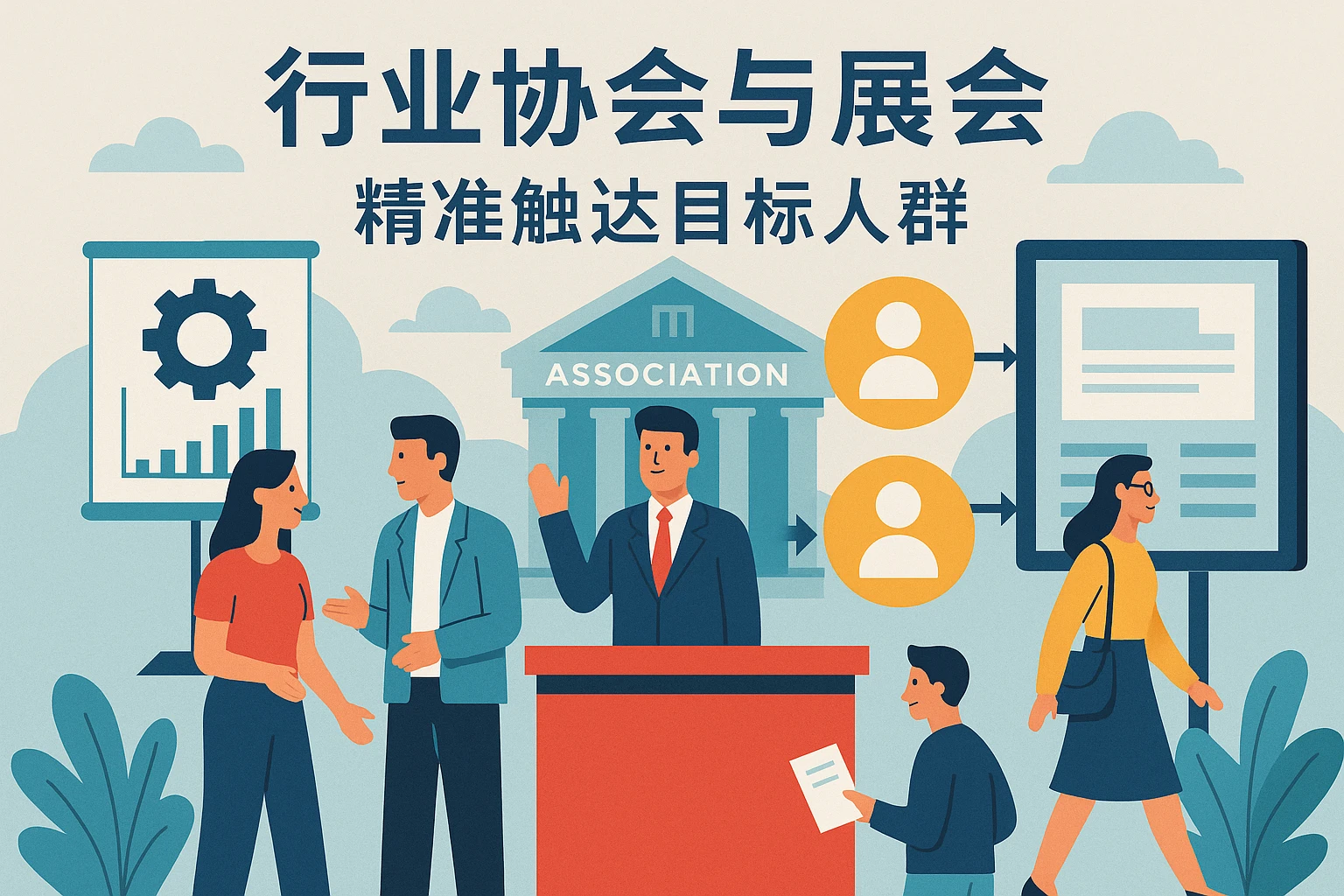 2. 行业协会与展会：精准触达目标人群